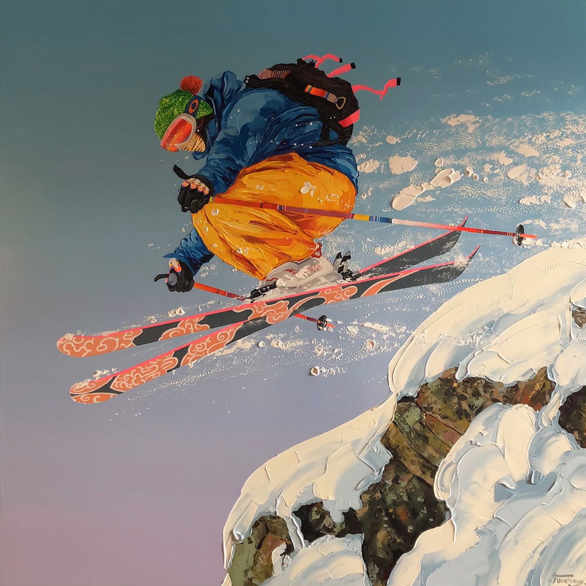 Ange de ski by Steve Tracy
