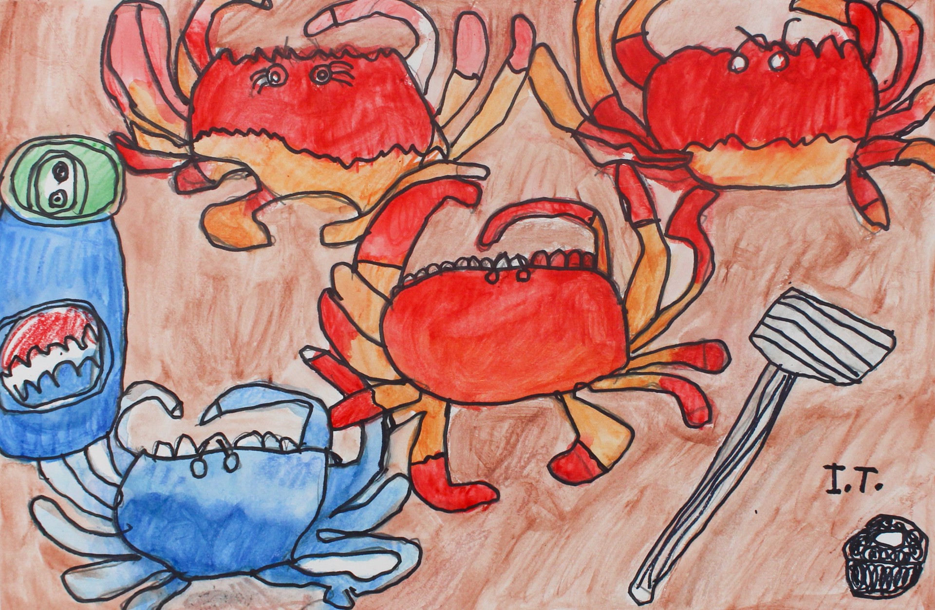 Summer Crabs and Soda by Imani Turner