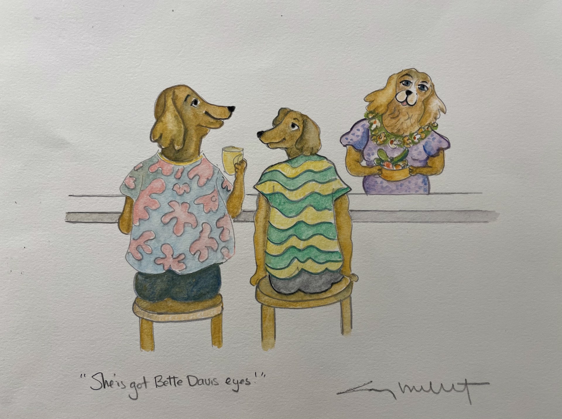 She's Got Bette Davis Eyes by Guy Buffet