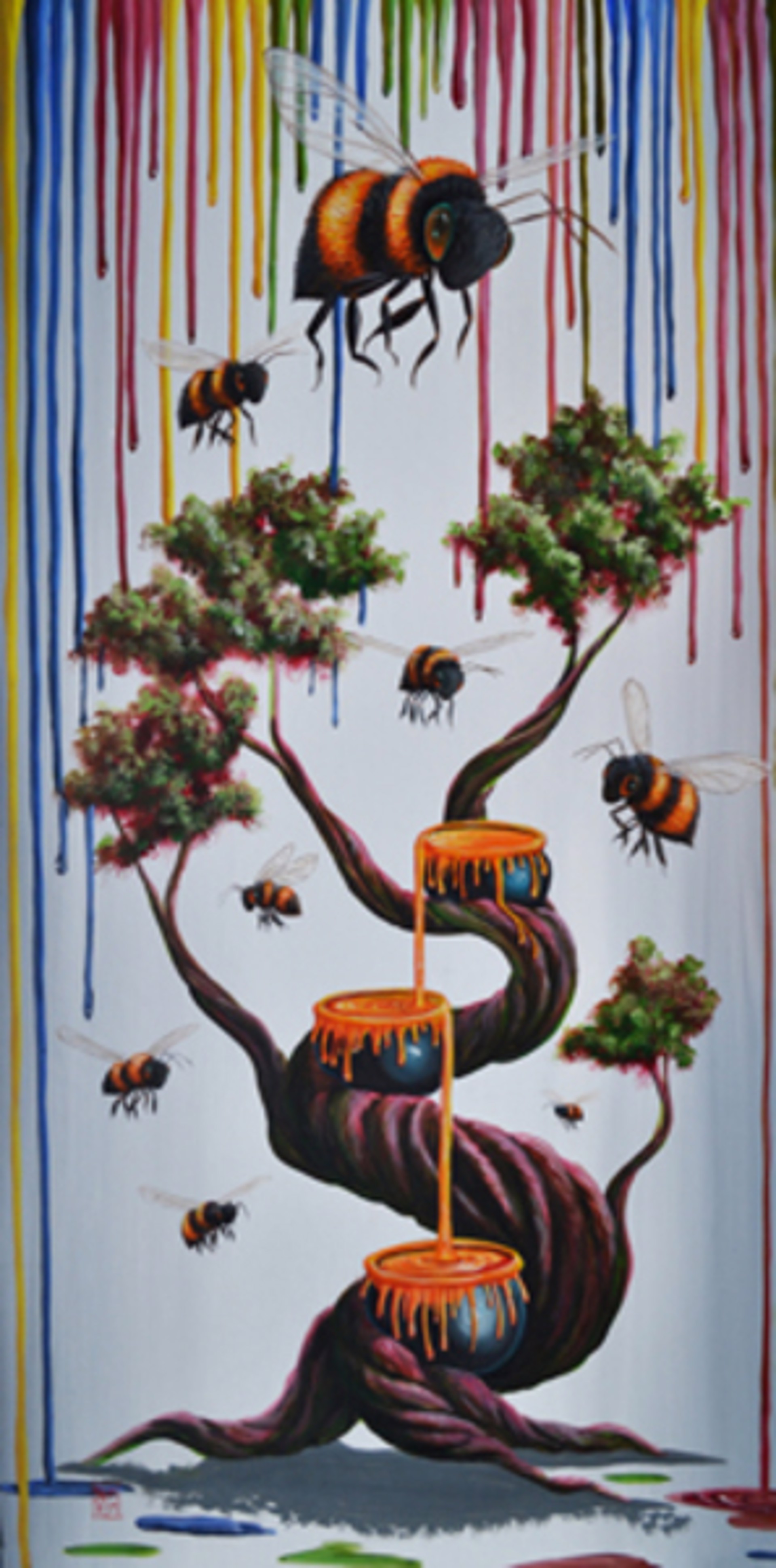 Like Bees to Honey Stretched by Michael Summers