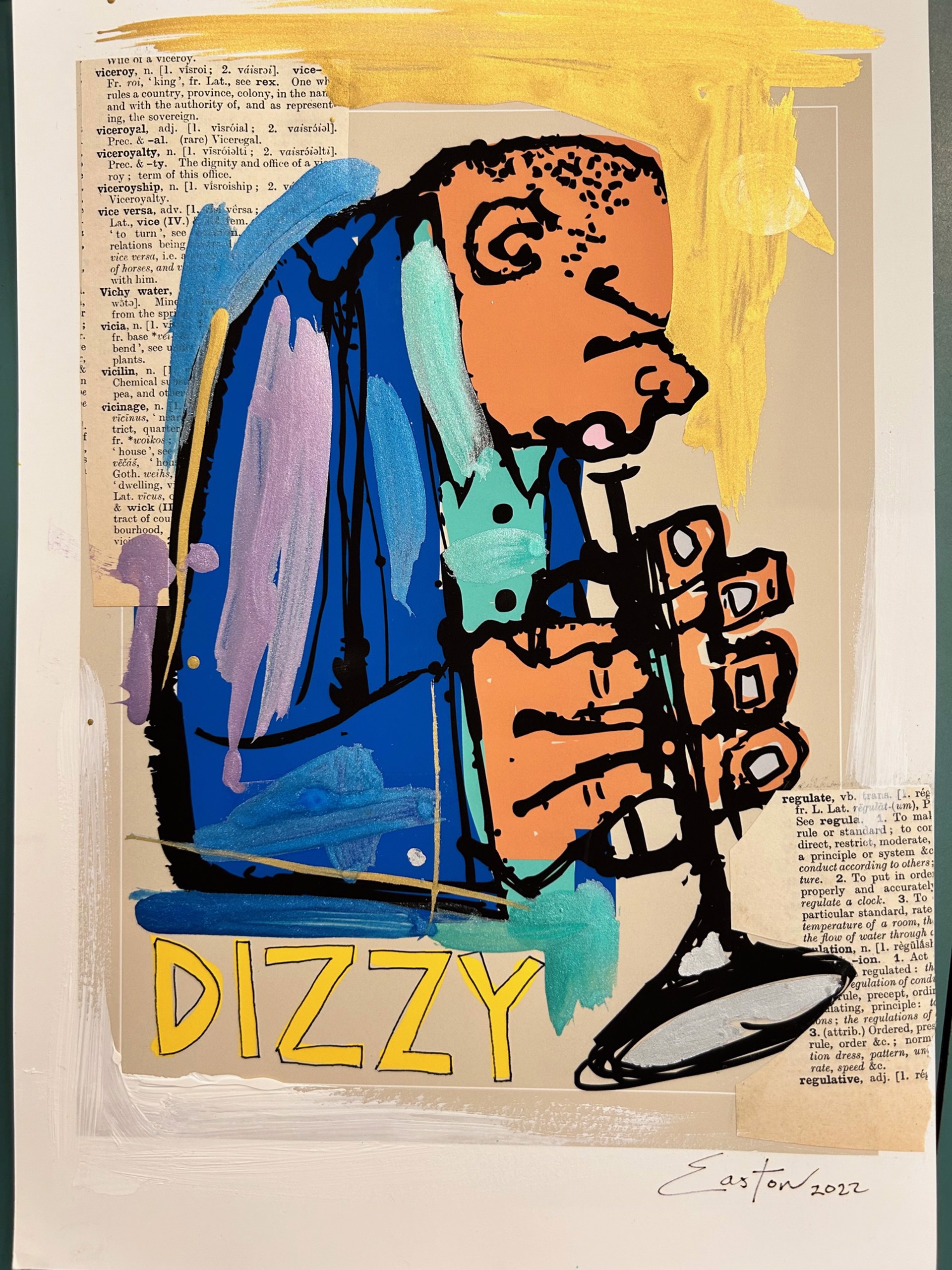 'Dizzy Gillespie" by Easton Davy