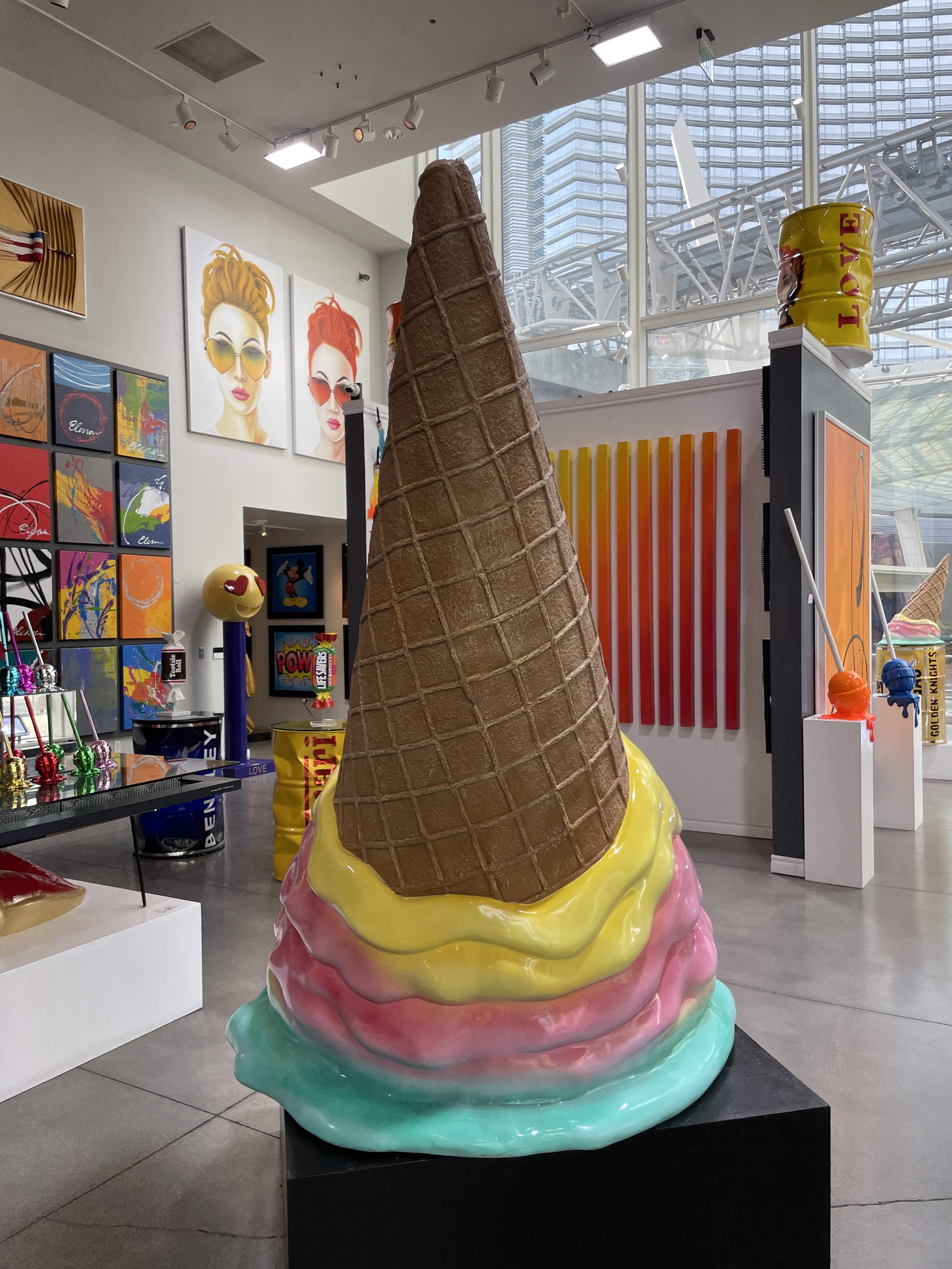 Giant Ice Cream Cone by EBFA Studio