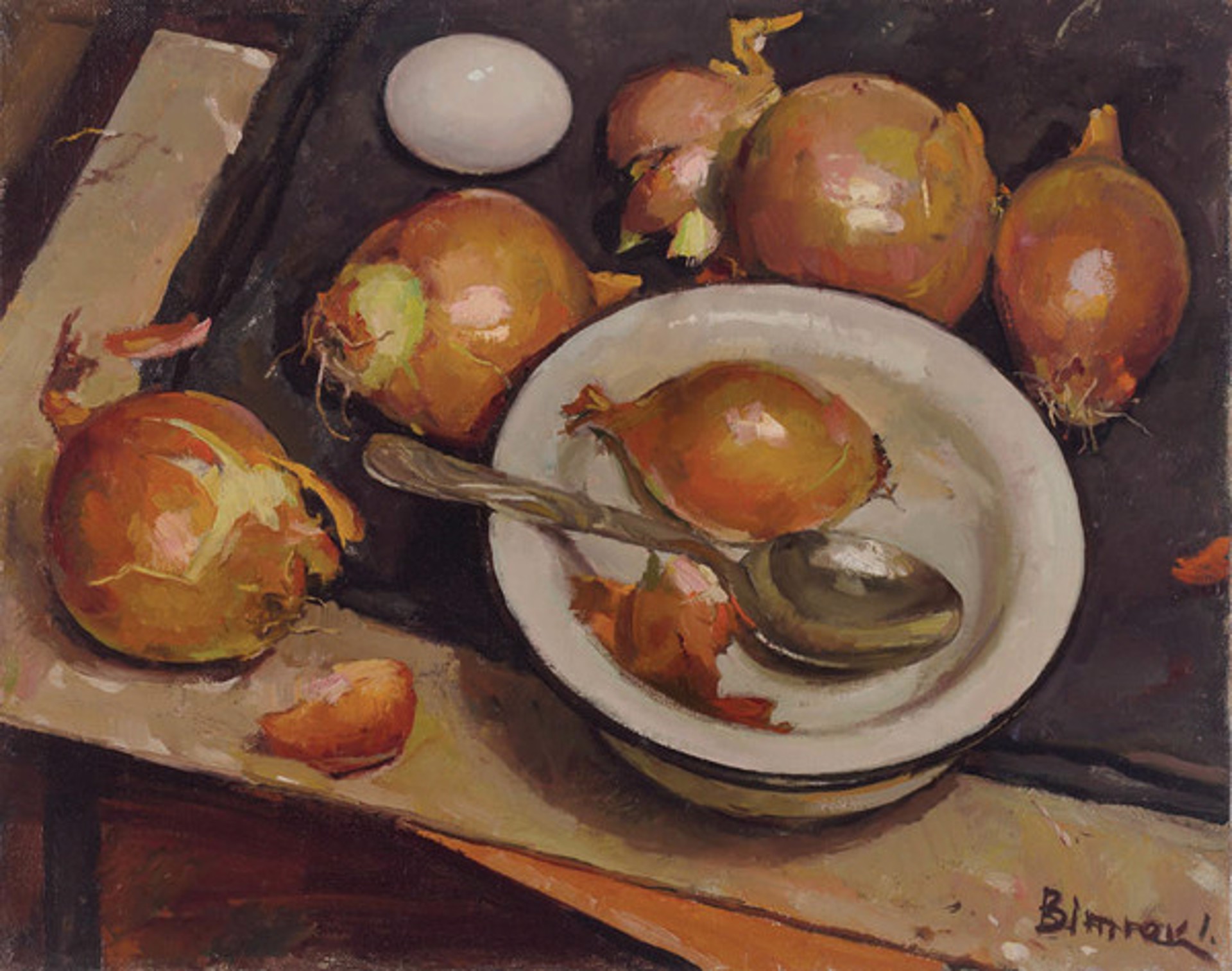 Still Life with Onions by Ivan Vityuk