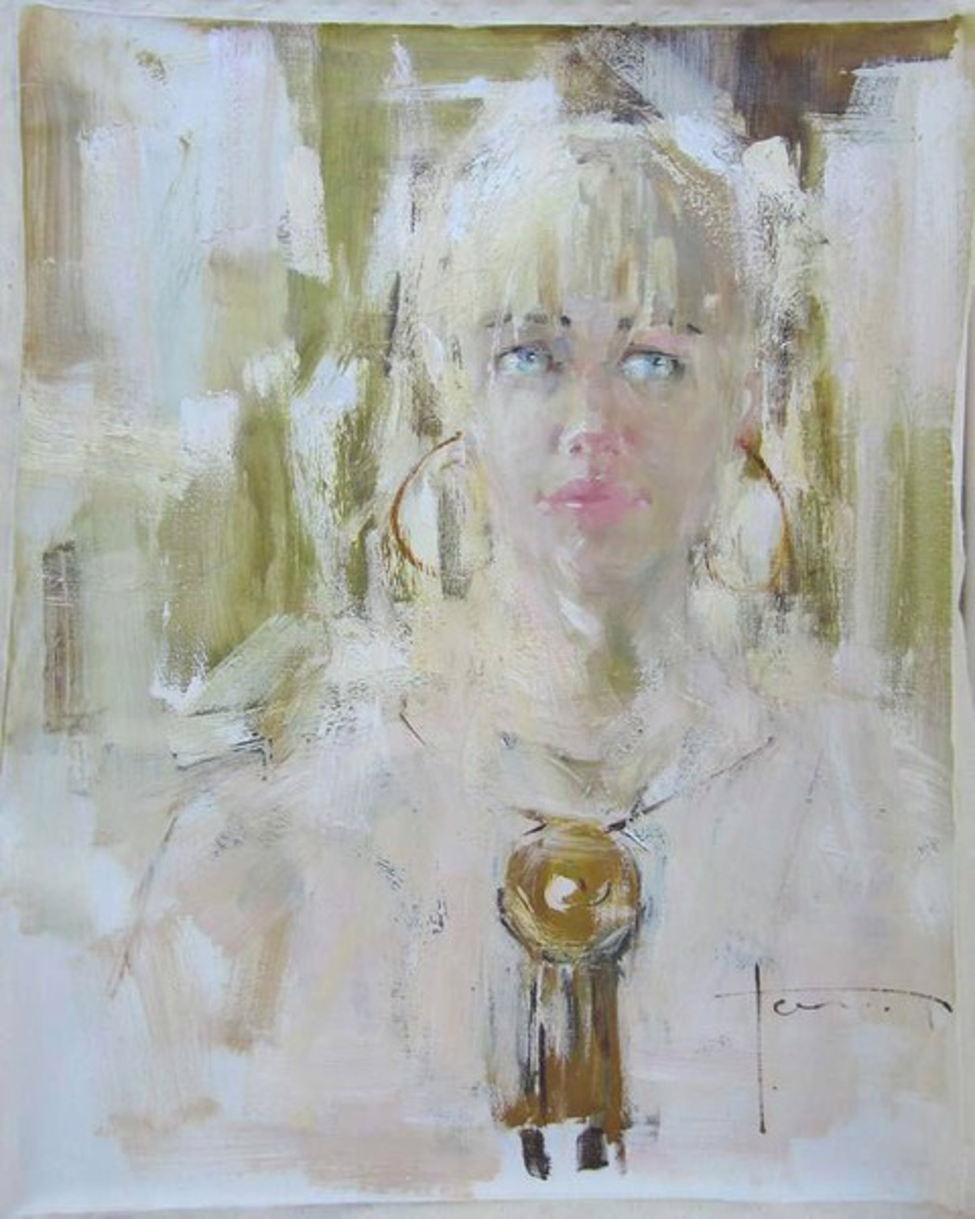 Blonde Girl by Yana Golubyatnikova