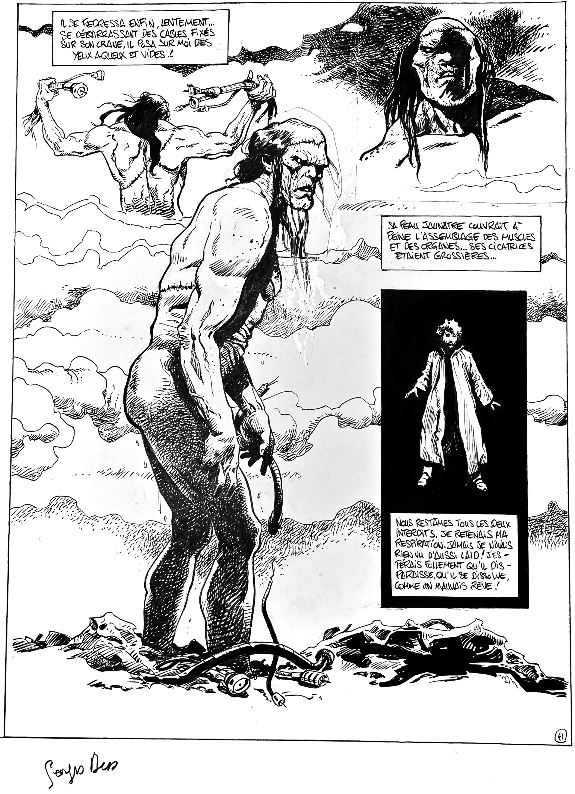 Frankenstein, Page #43 by Georges Bess