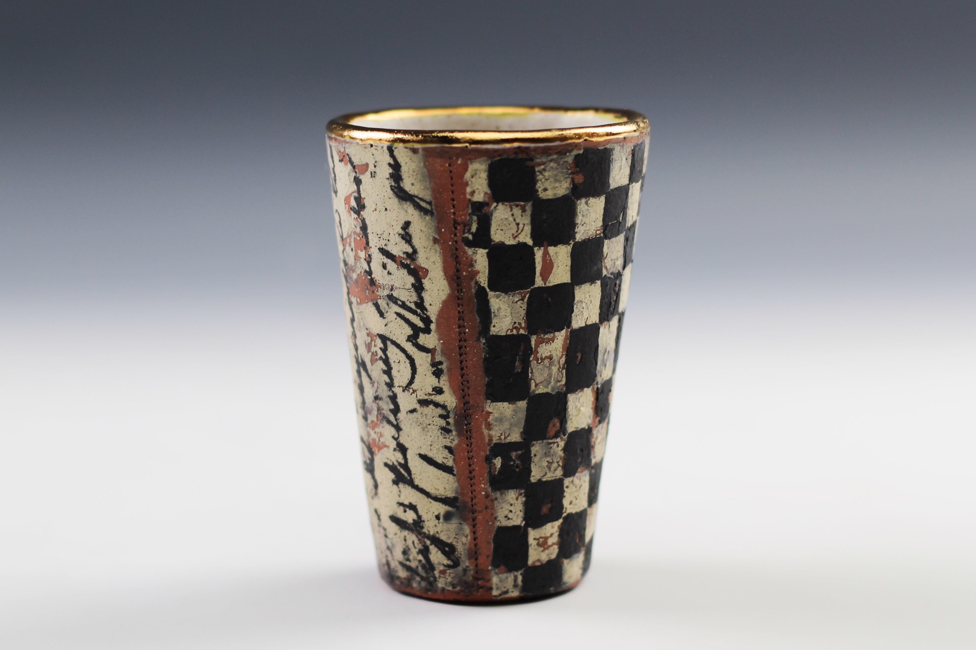 Black Numbers Tumbler by Nancy Kubale