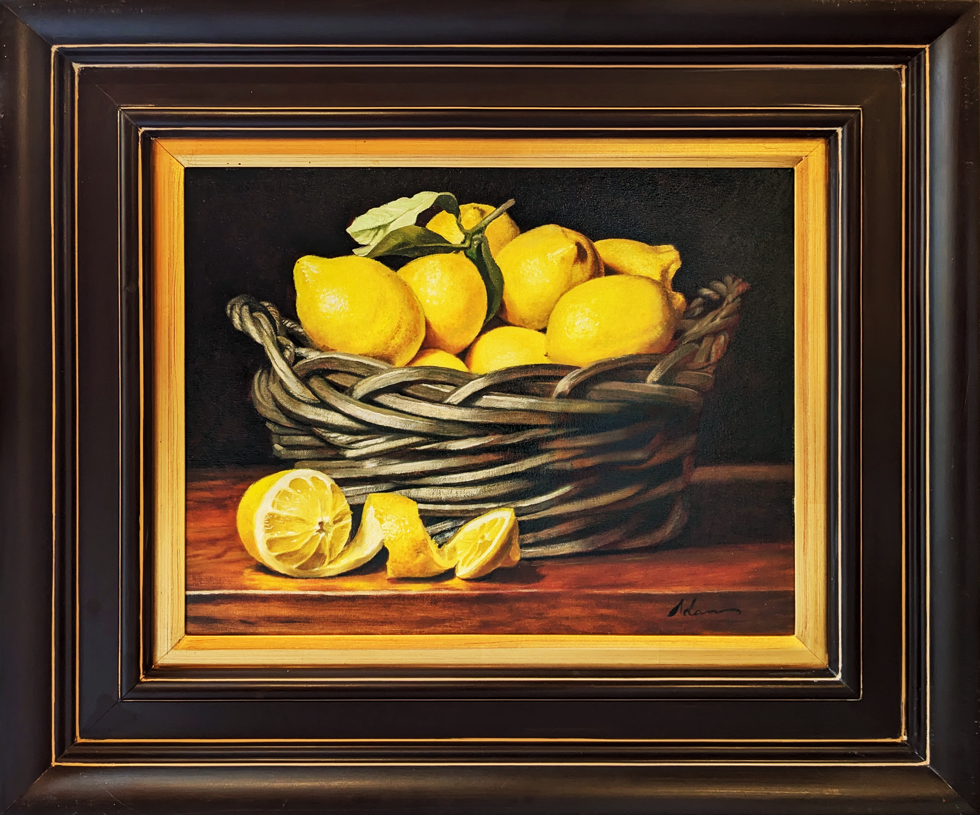 Lemon Basket by Michael Lynn Adams