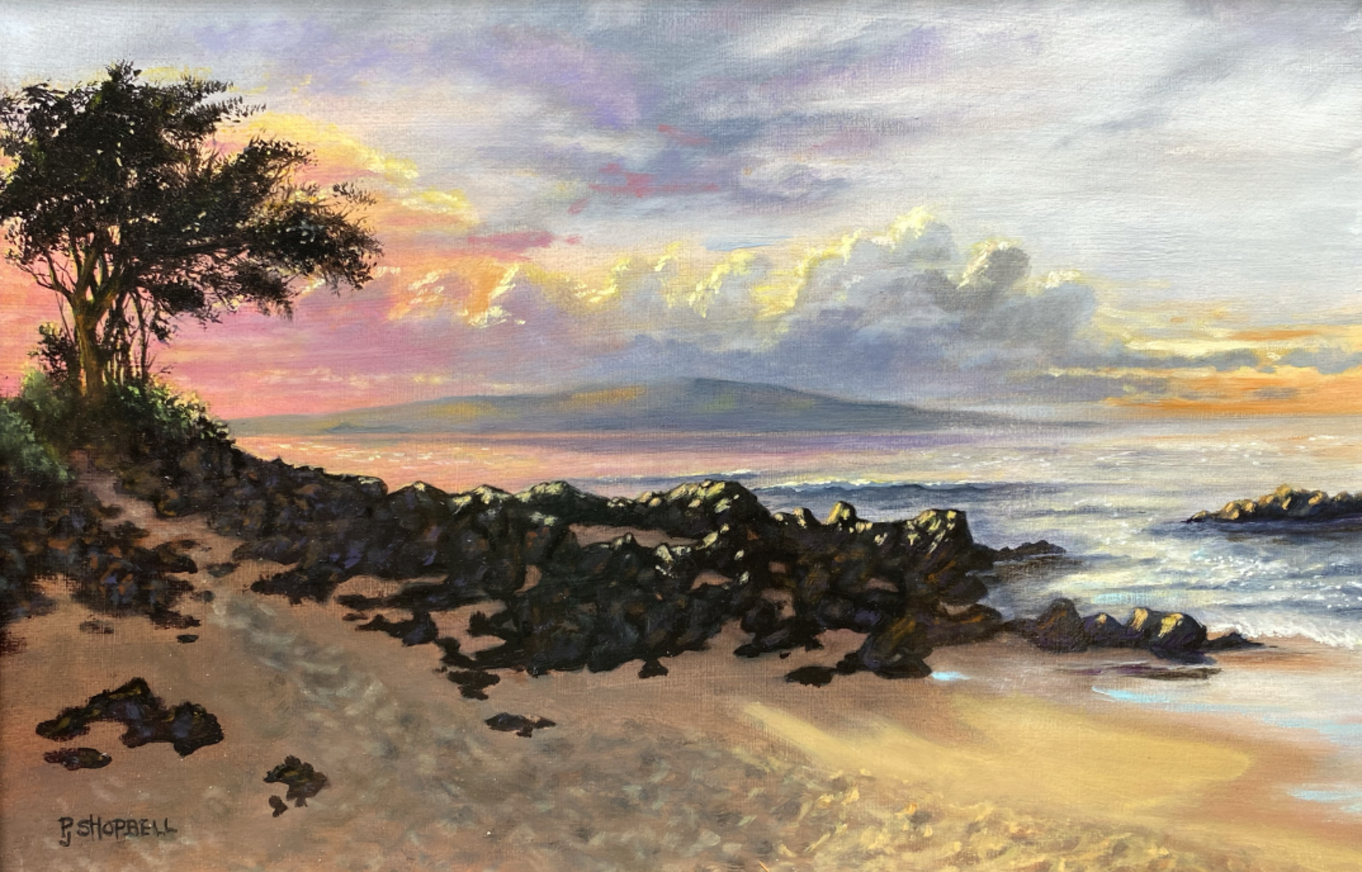 Clouds over Kahoʻolawe by PJ Shopbell