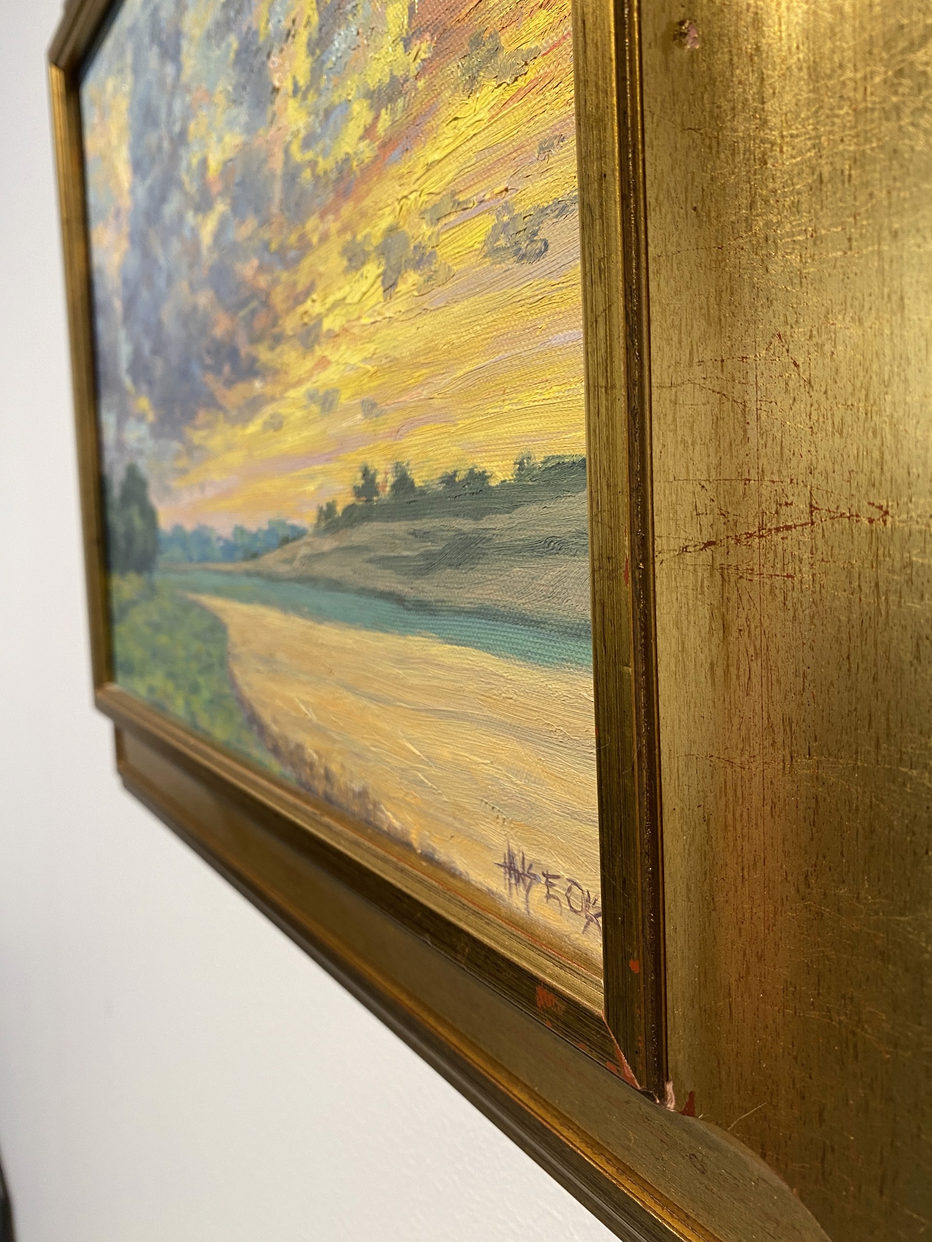 Pastures in Spring, Farm on HWY 1 by Hans Eric Olson