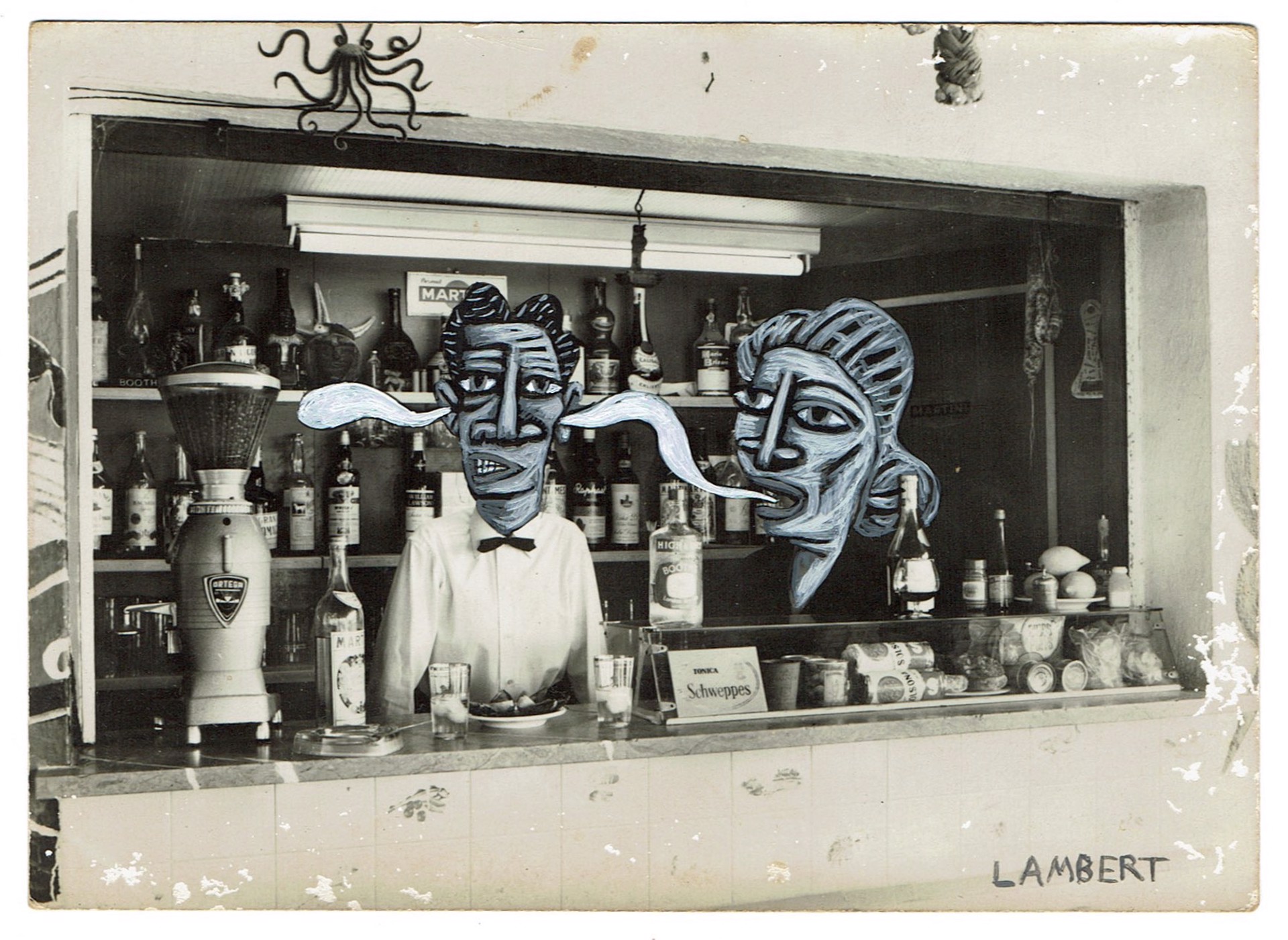 Behind the Bar by David Lambert