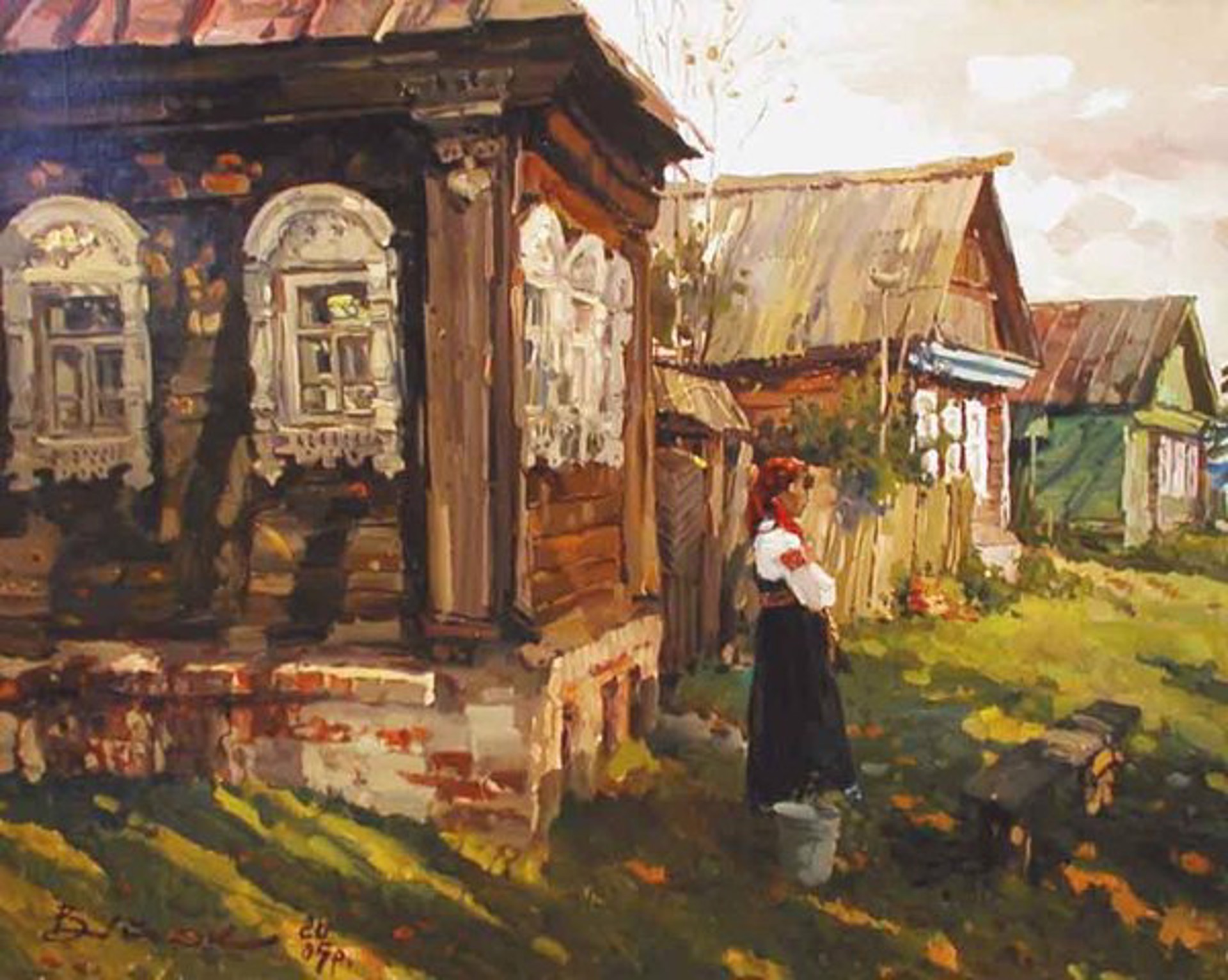 In a Village by Ivan Vityuk