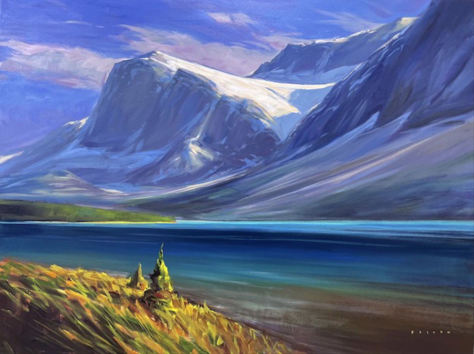 Bow Lake Afternoon by Charlie Easton