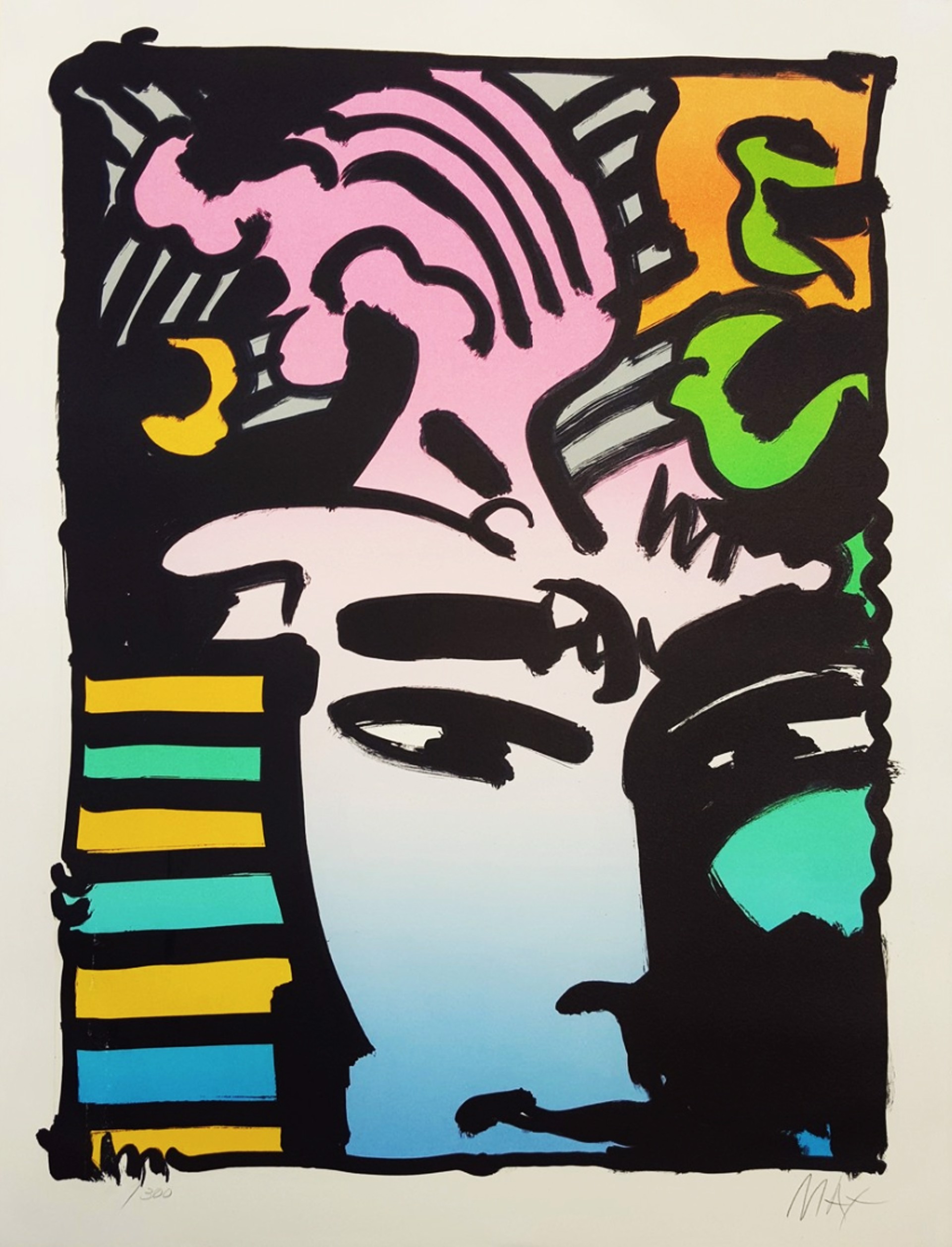 Aztec Man by Peter Max