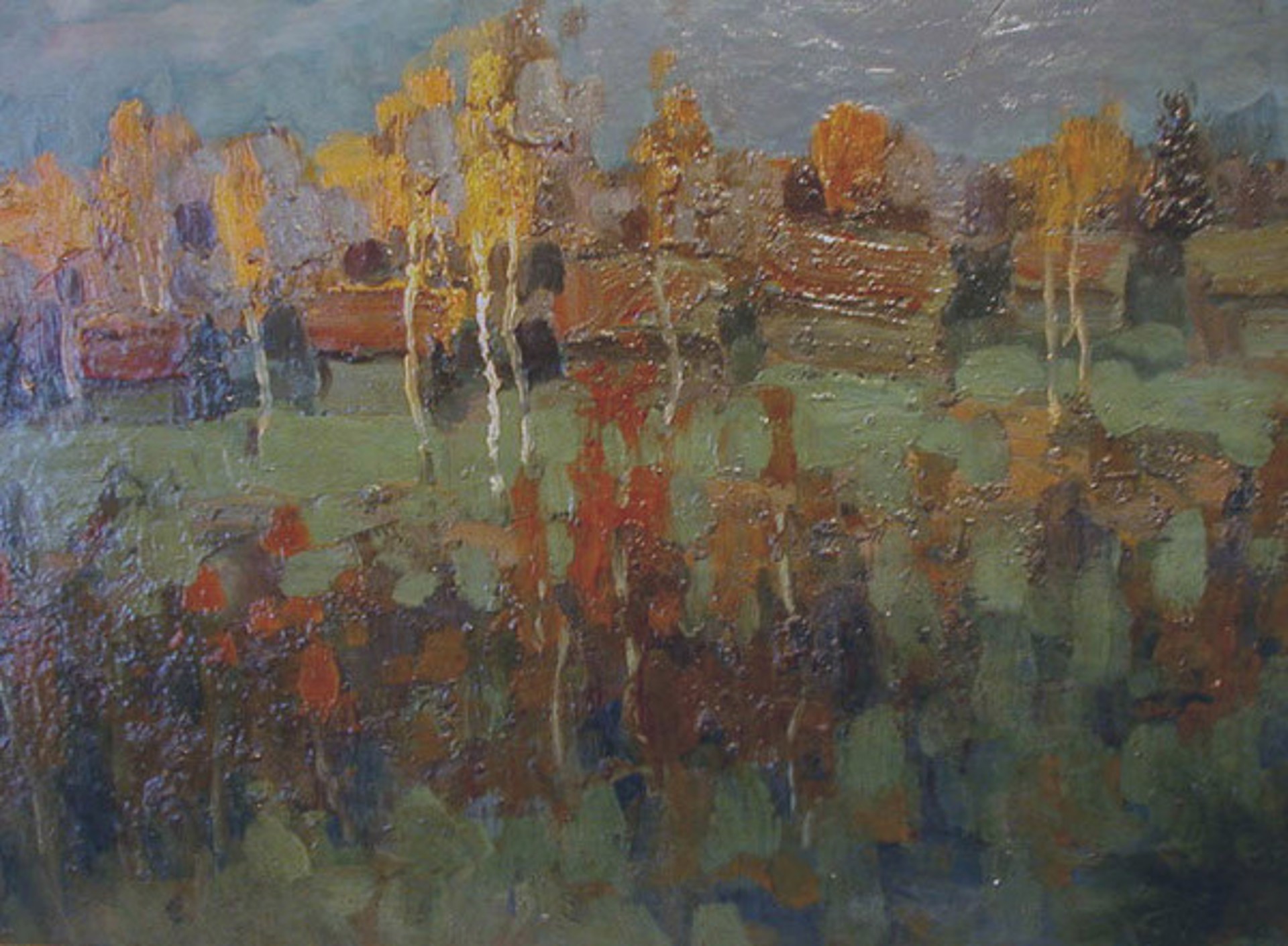 Fall Landscape by Vasily Martynov