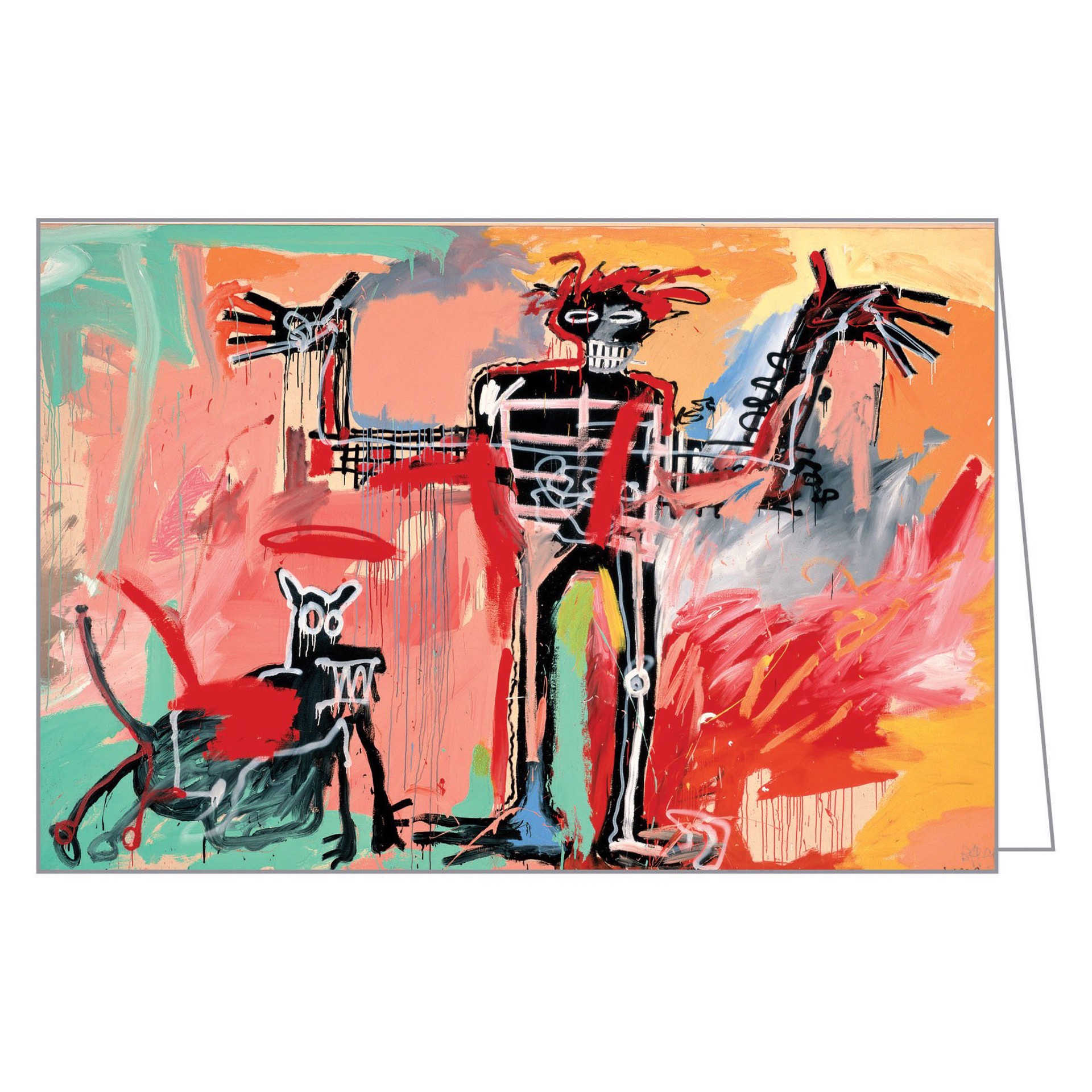 Jean-Michel Basquiat FlipTop Notecard Box by Jean-Michel Basquiat