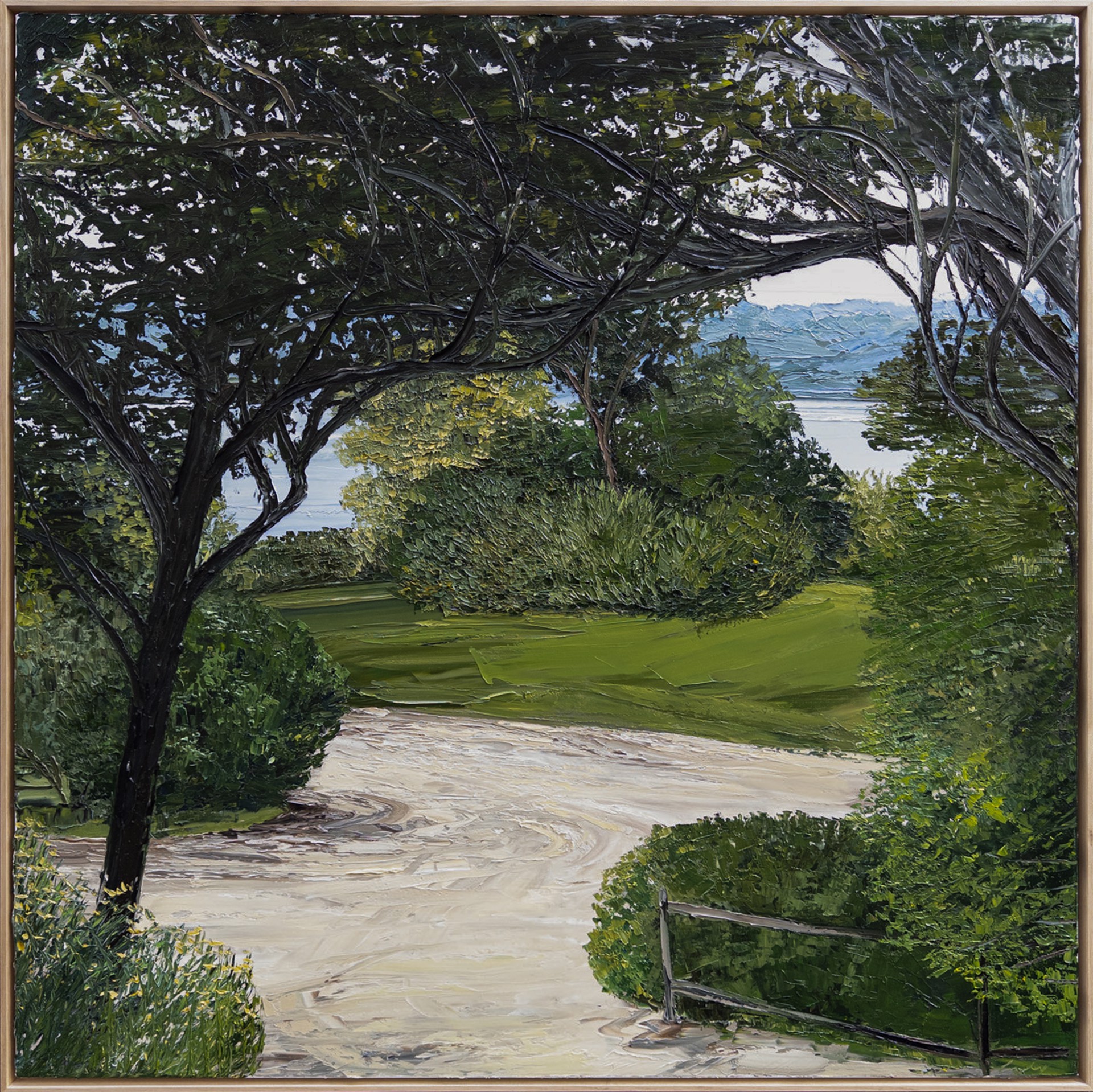 Sea Through Trees at Bass Park (Flinders Golf Course) by Emily Persson
