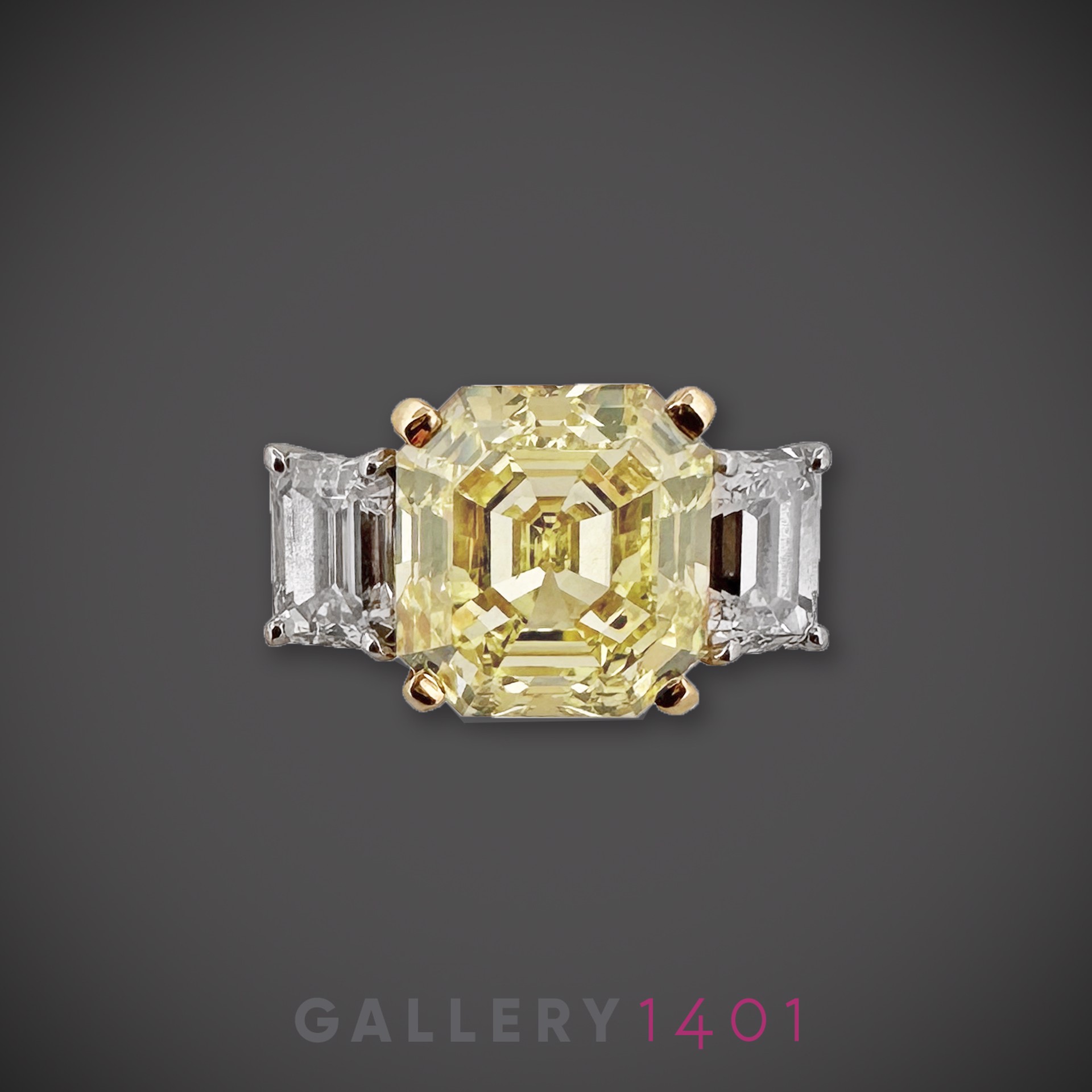 7.03ct Fancy Intense Yellow Diamond Lab Report, GIA by Carley Jewels