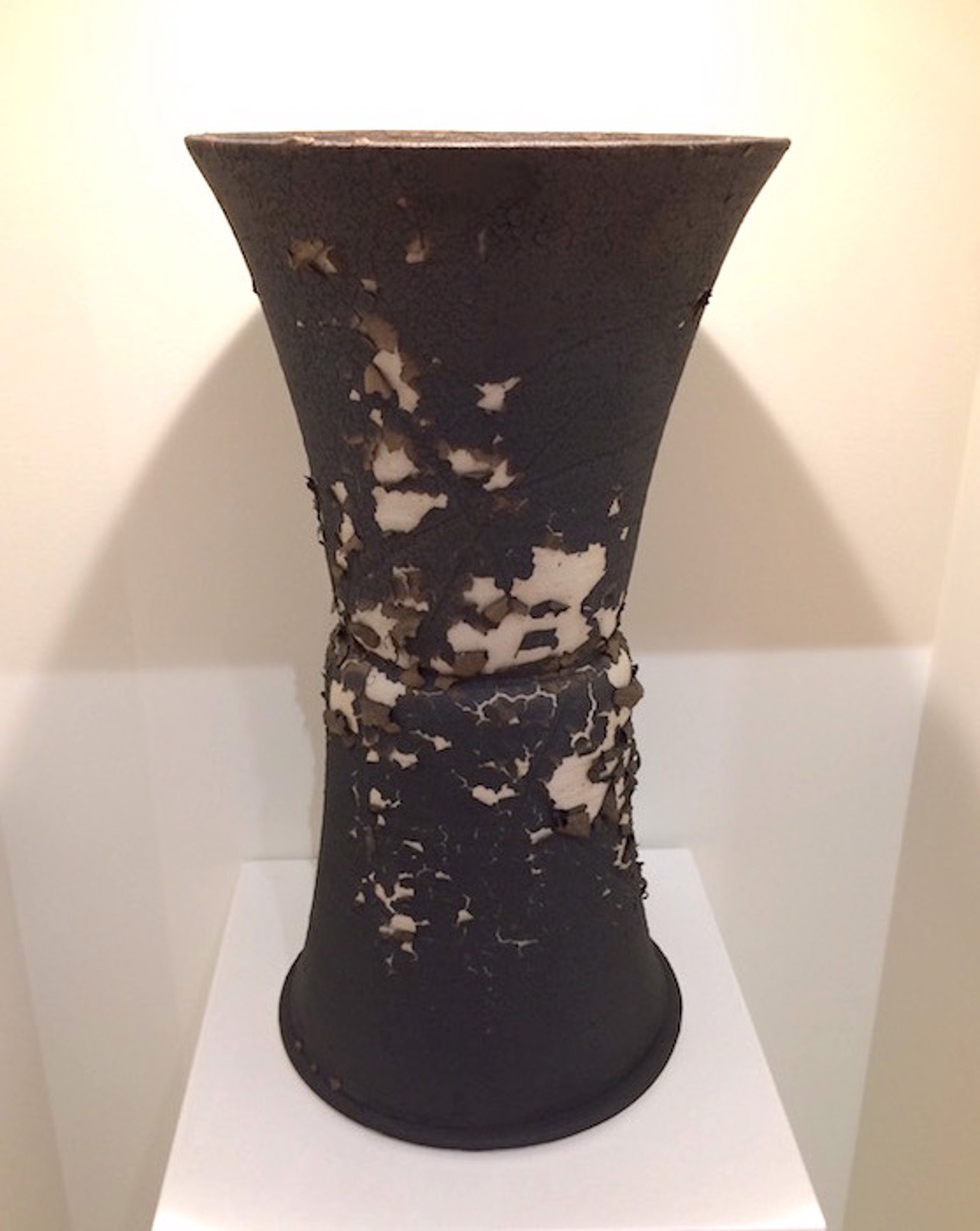 Black Vase Tall peel glaze by Kayo O'Young
