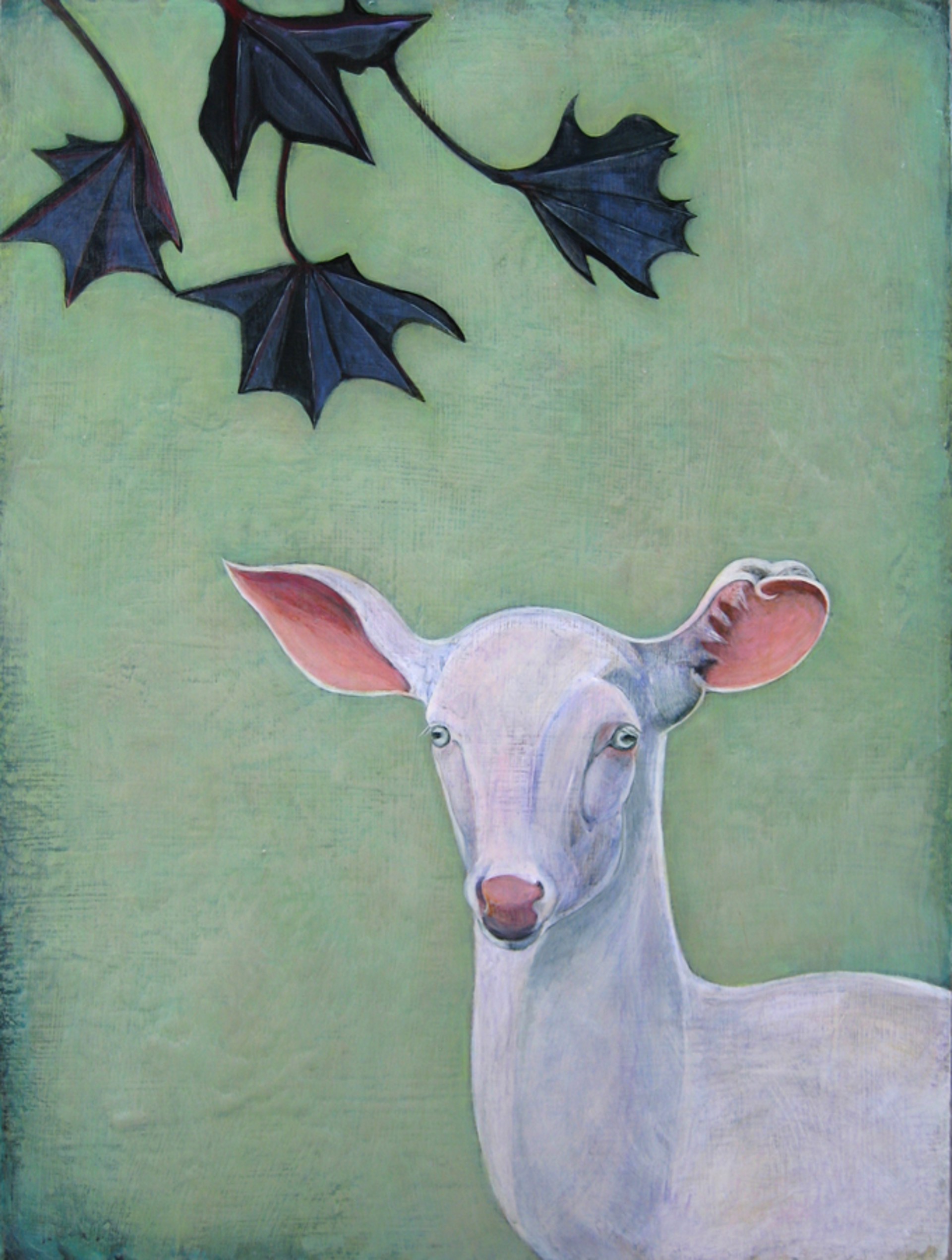 Lavender Deer by Phyllis Stapler