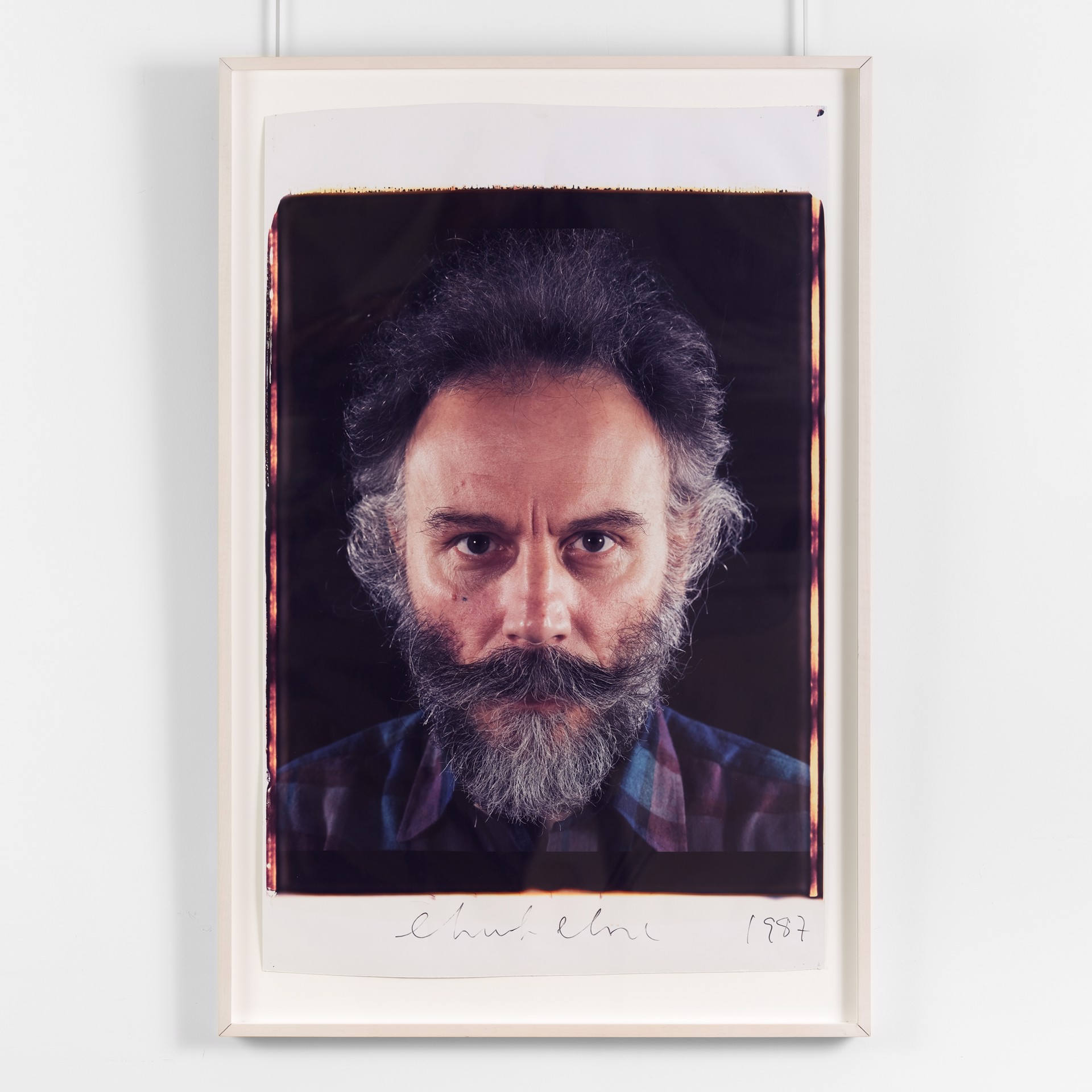 Lucas (Unique piece) by Chuck Close