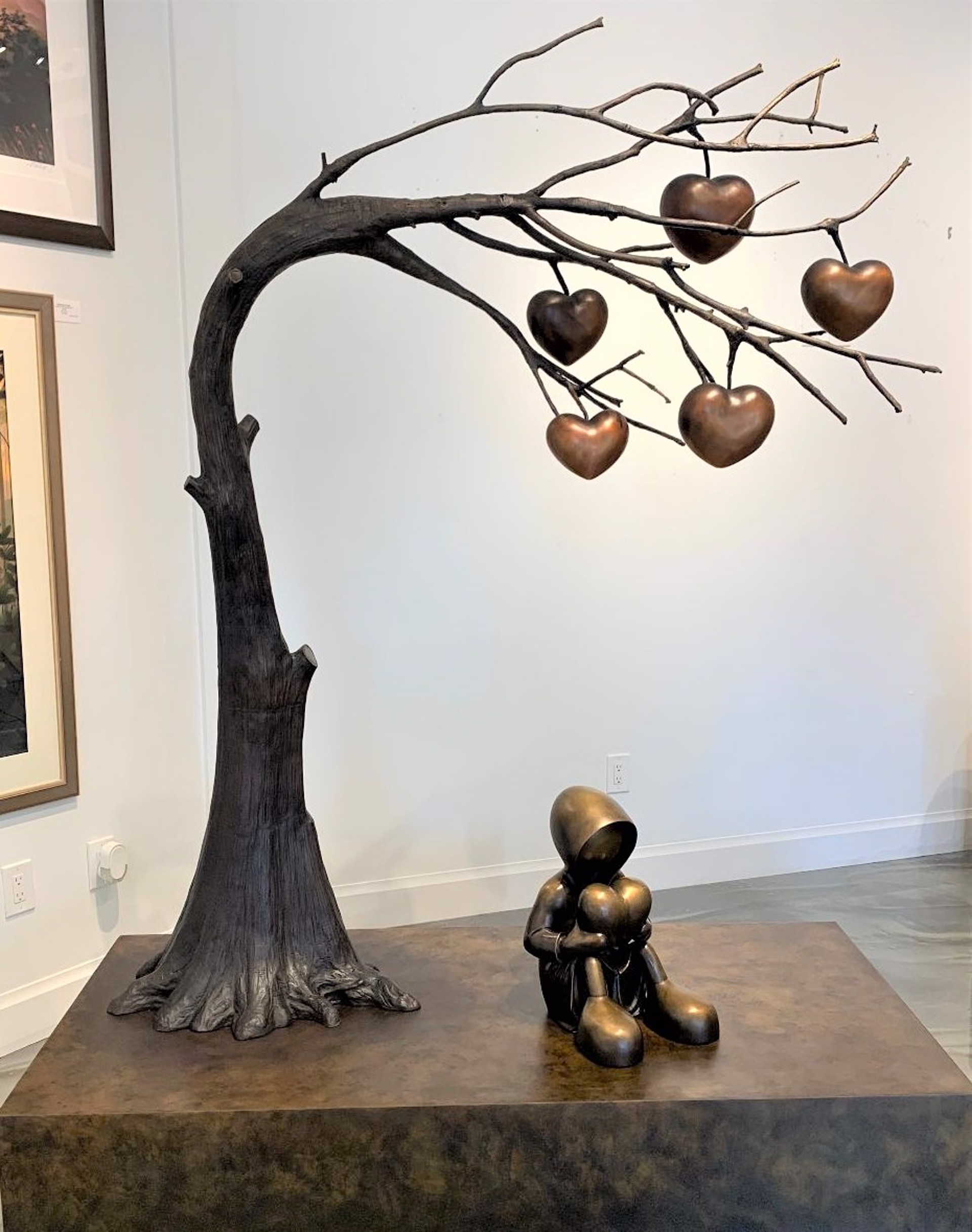 Under The Tree Of Love by Mackenzie Thorpe - Sculpture