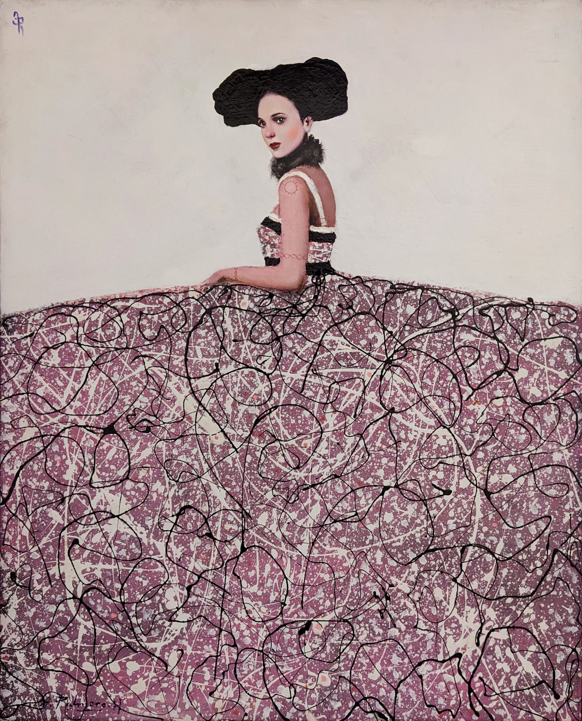 Menina Rosa del Collar by Alfredo Palmero