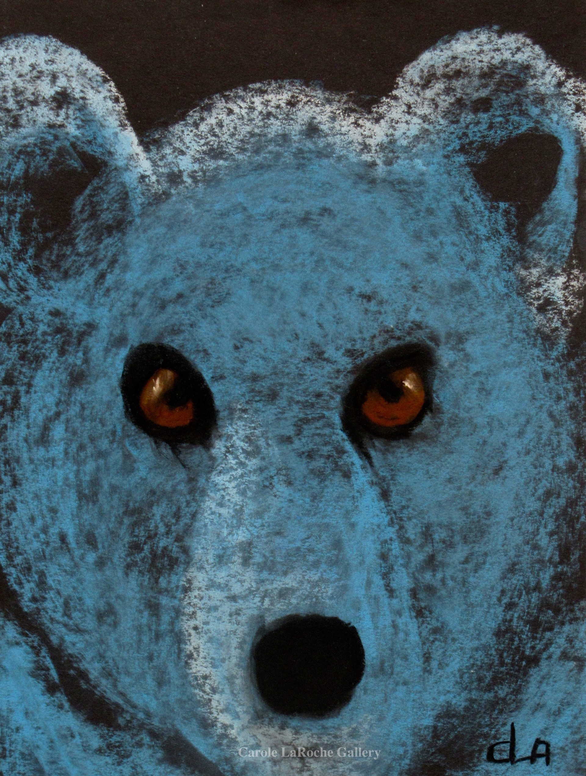 BROWN EYED BLUE BEAR by Carole LaRoche