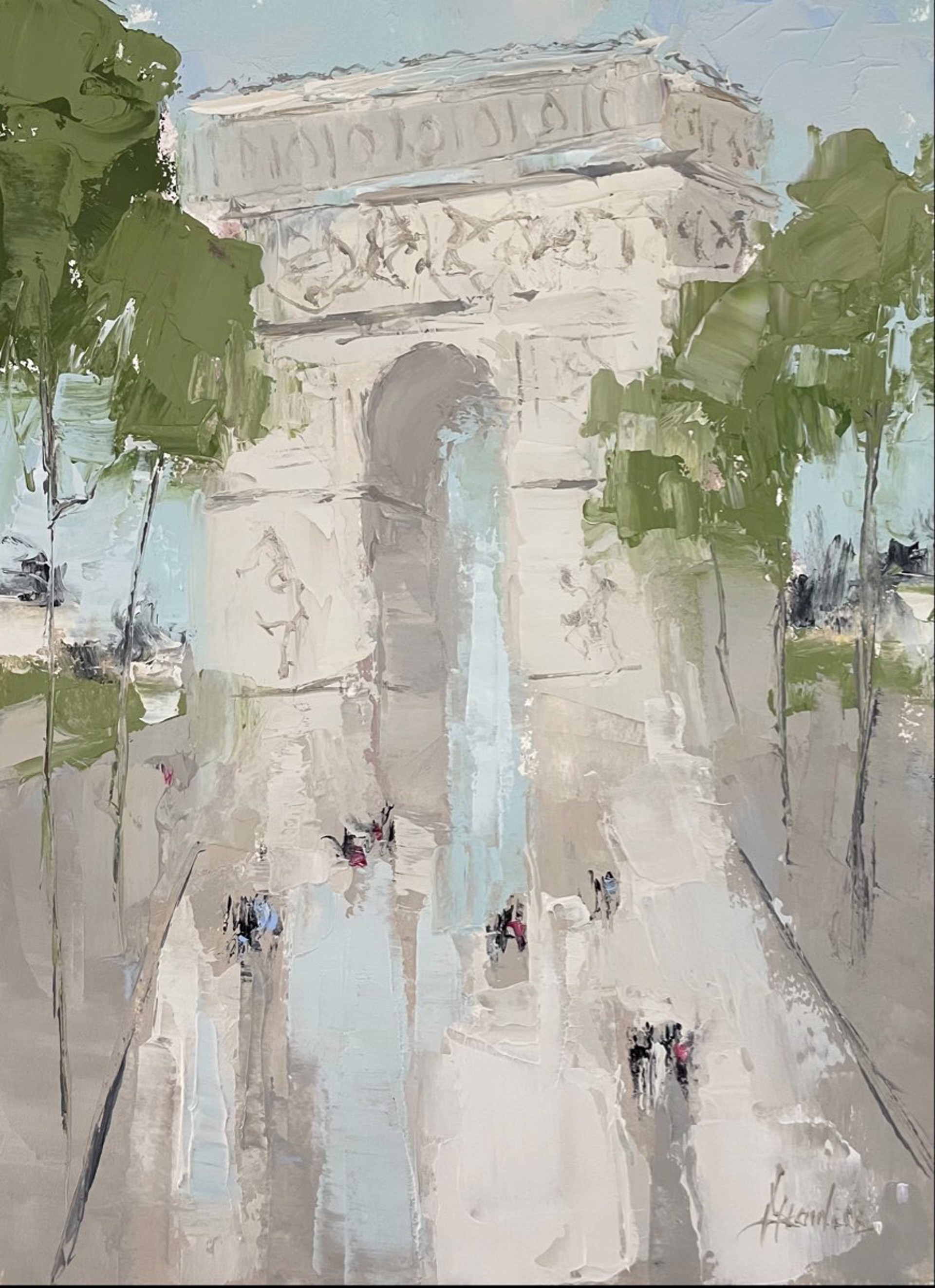Champs Élysée, II by Barbara Flowers