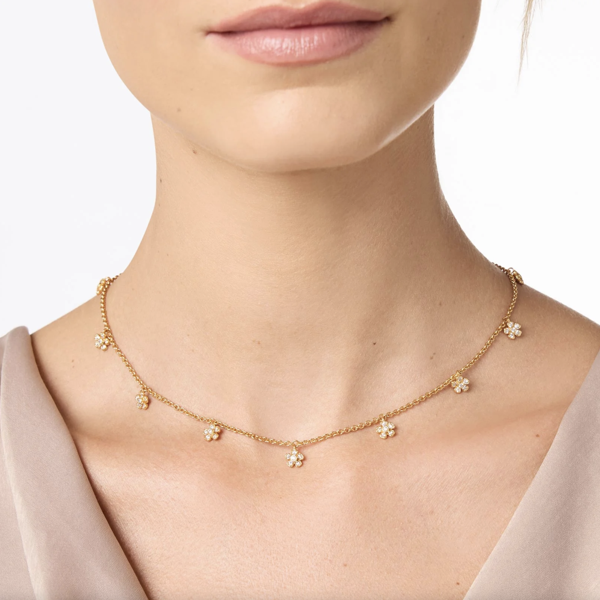 Laurel Delicate Charm Necklace by Julie Vos
