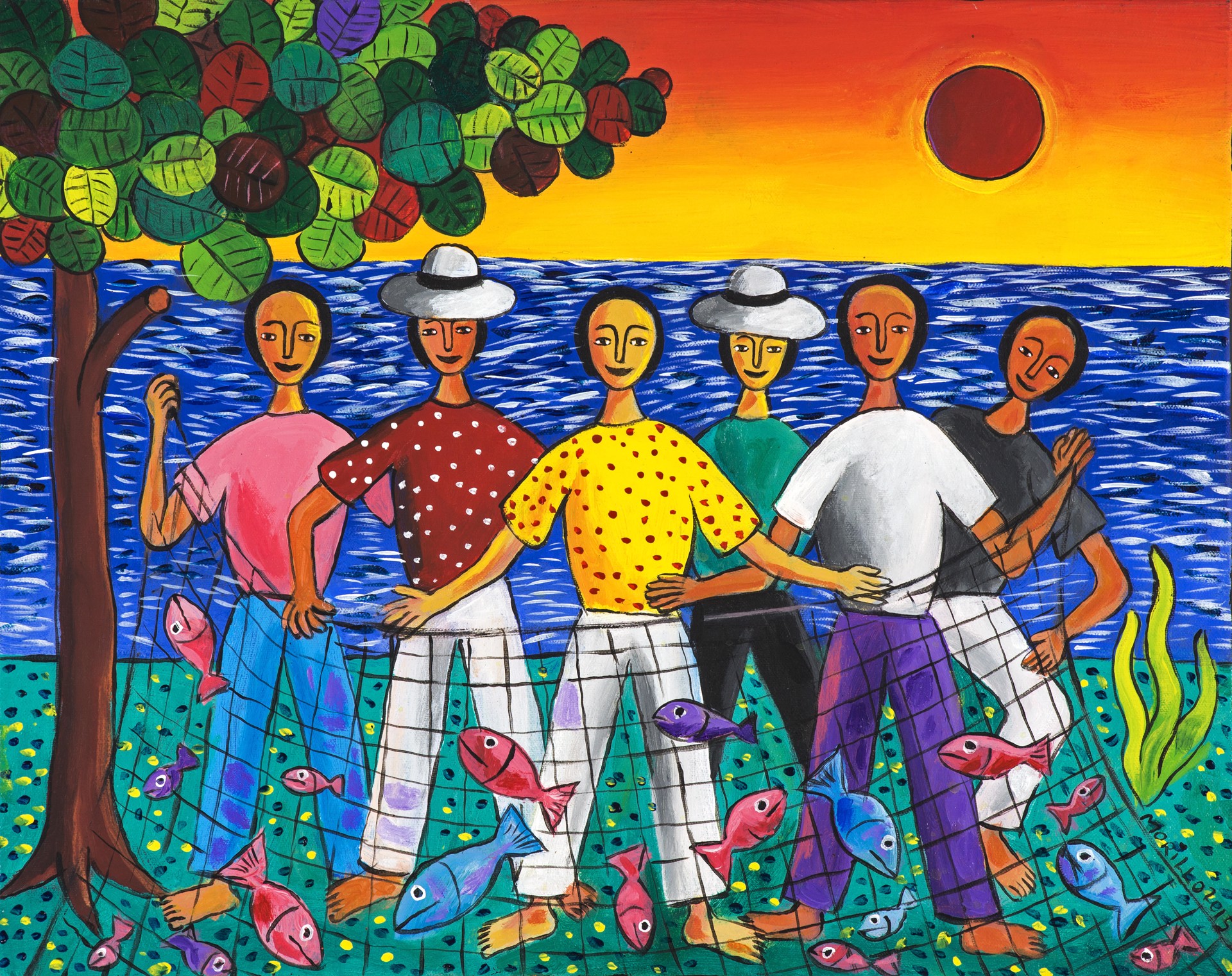 The Fishermen #25JM-DR by José Morillo (Dominican, b.1975)