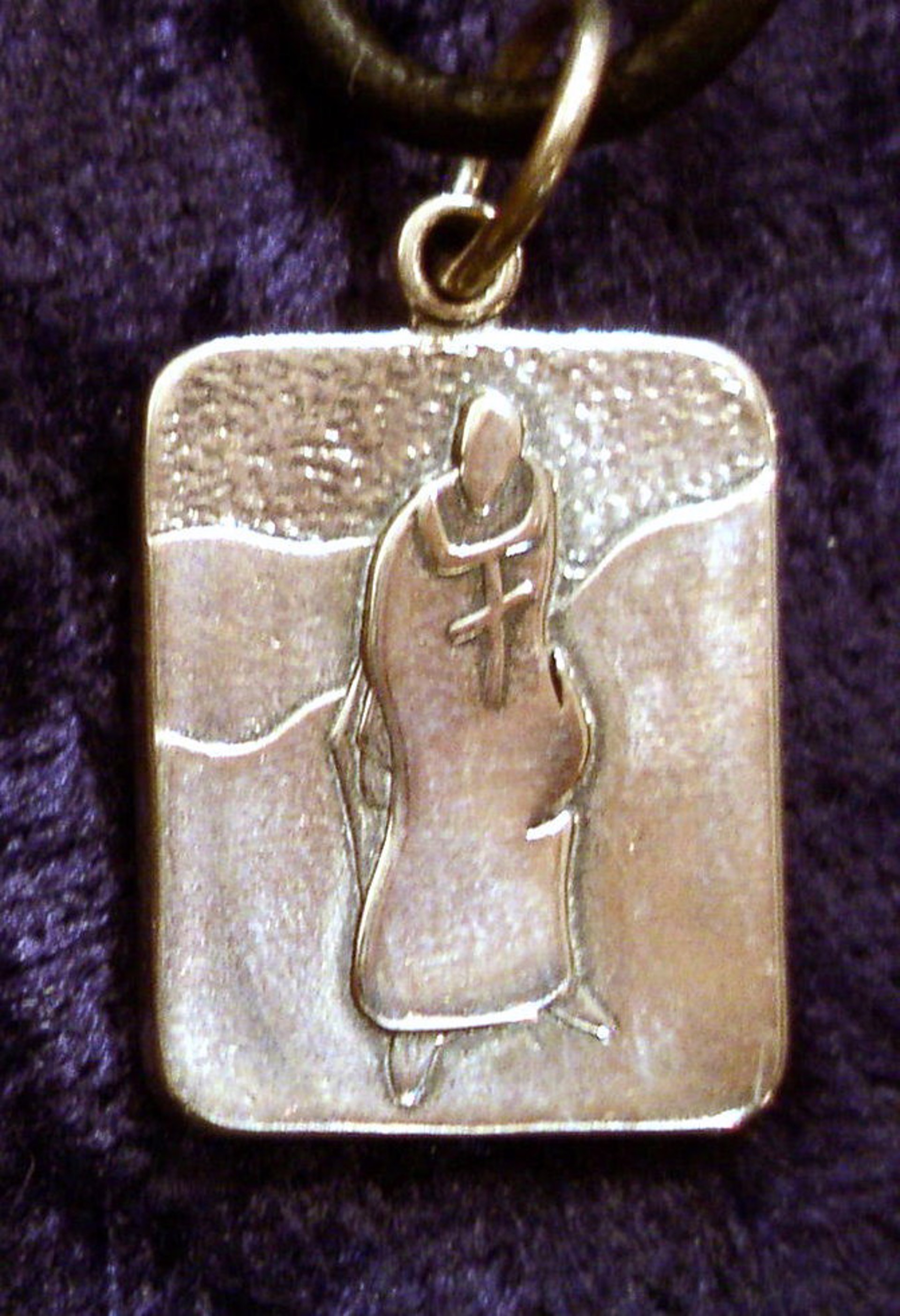 Mystic Monk / Pictograph Pendant by Robert Rogers