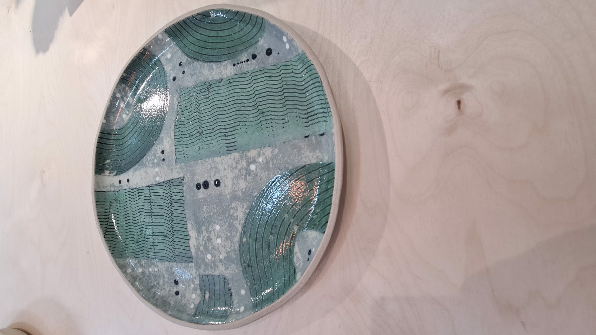 Abstract - Large Plate by Cat Santos