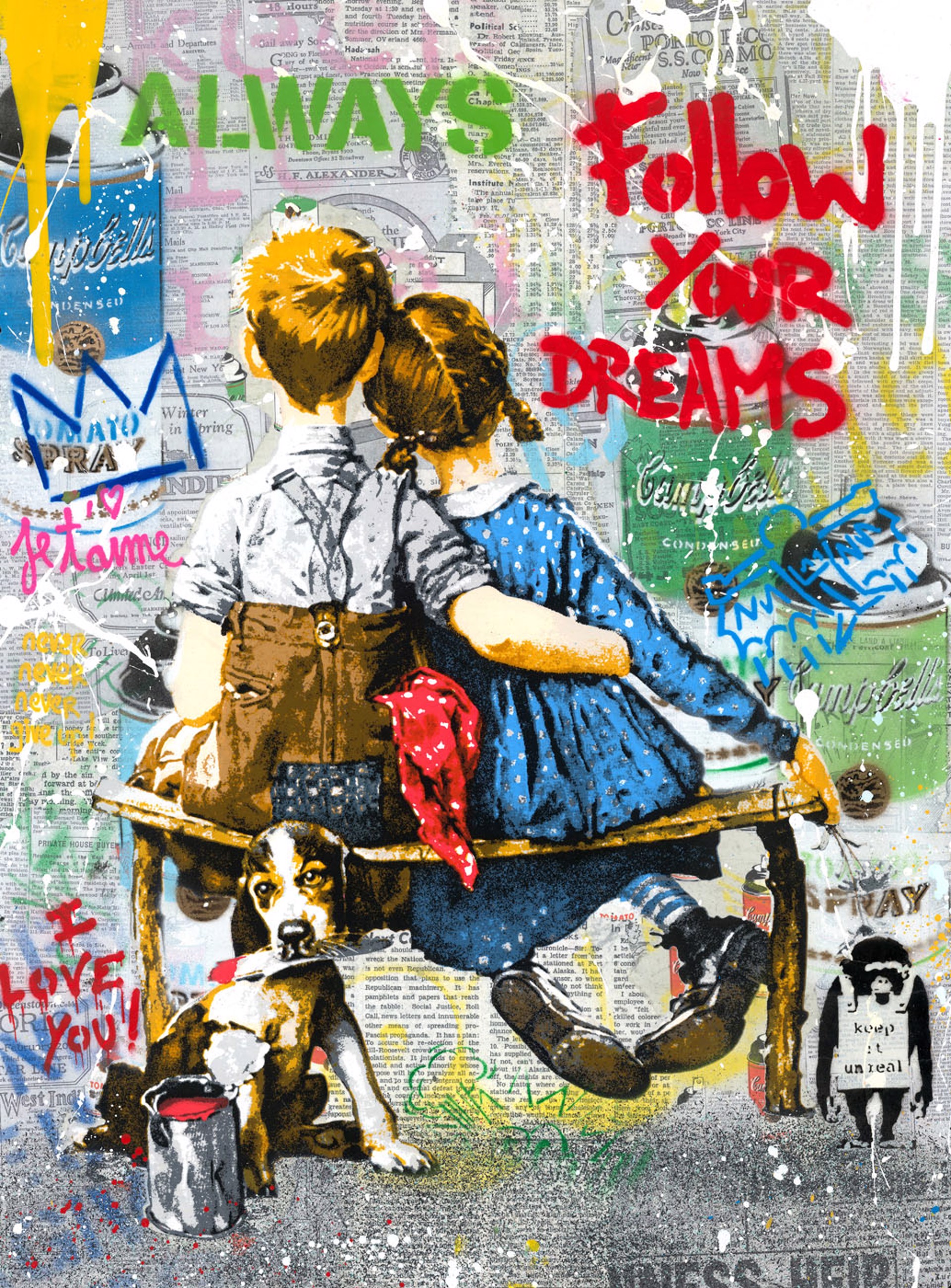 Work Well Together By Mr. Brainwash (b. 1966) | New River Fine Art