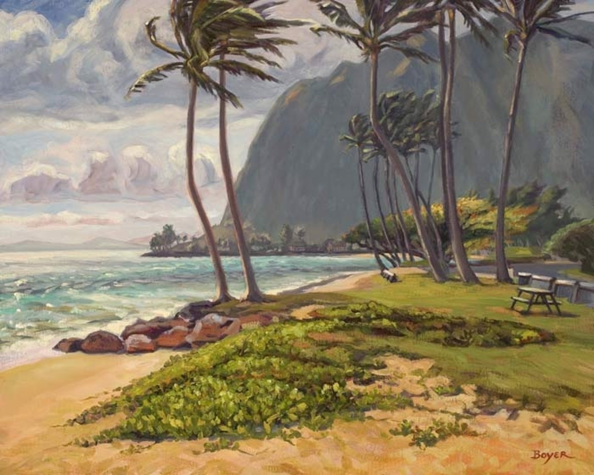 Kaʻaʻawa Morning Breeze by Lynne Boyer