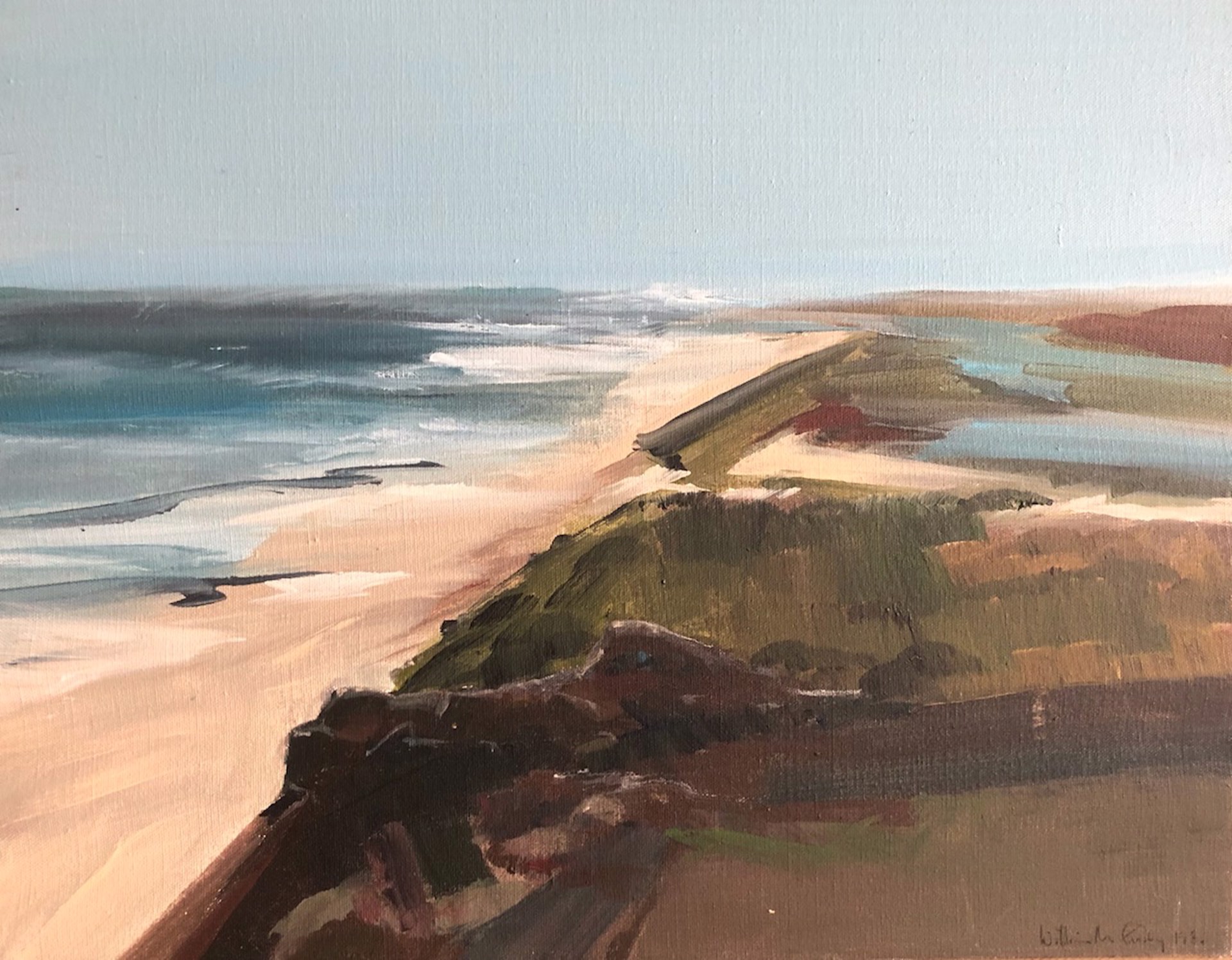 Beach by William Crosby Small Works Portland Art Gallery