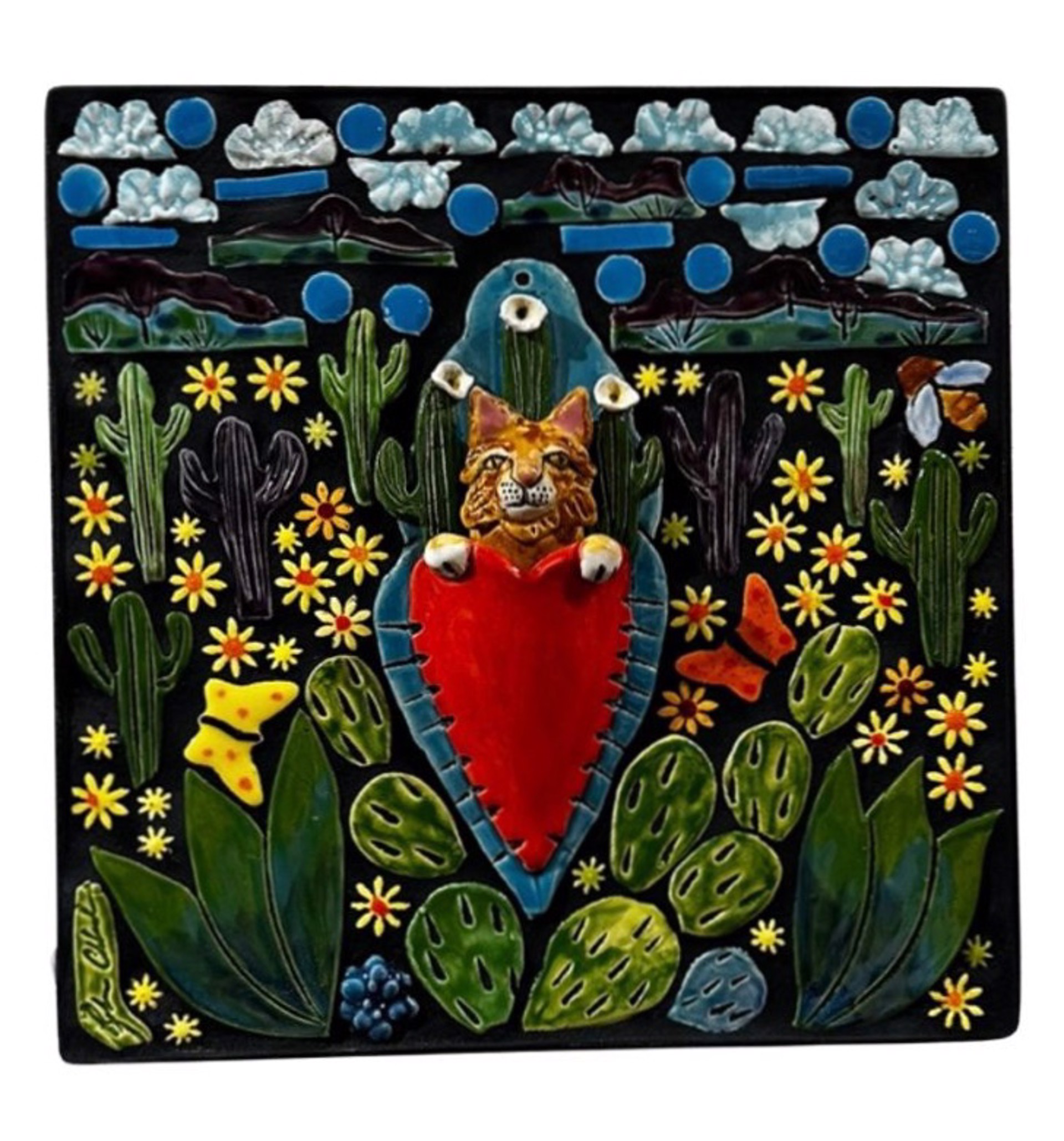 Wildcat Heart - Pocket Mosaic by Robin Chlad