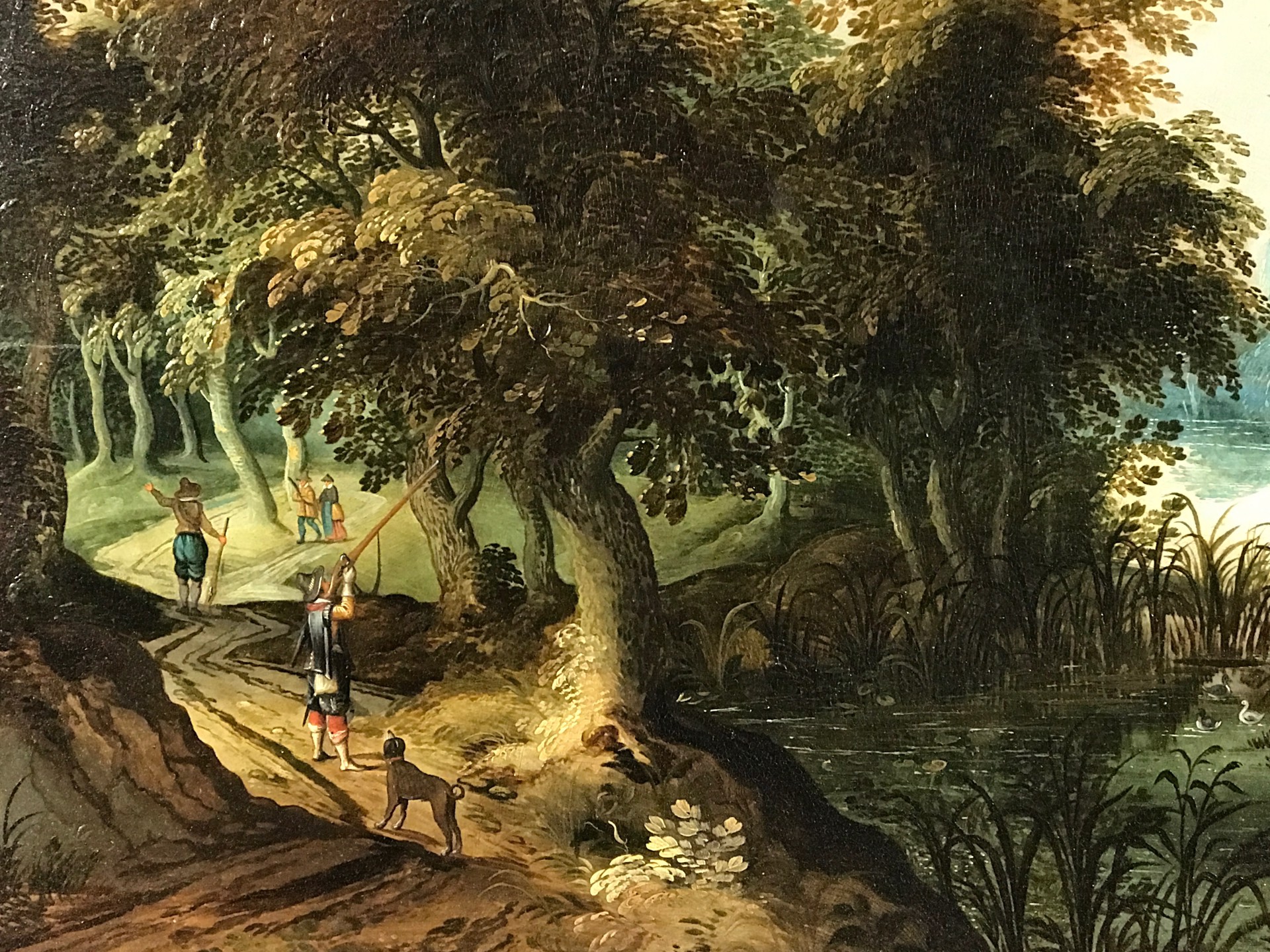 Hunters Shooting Geese 2 by Attributed to David Vinckboons
