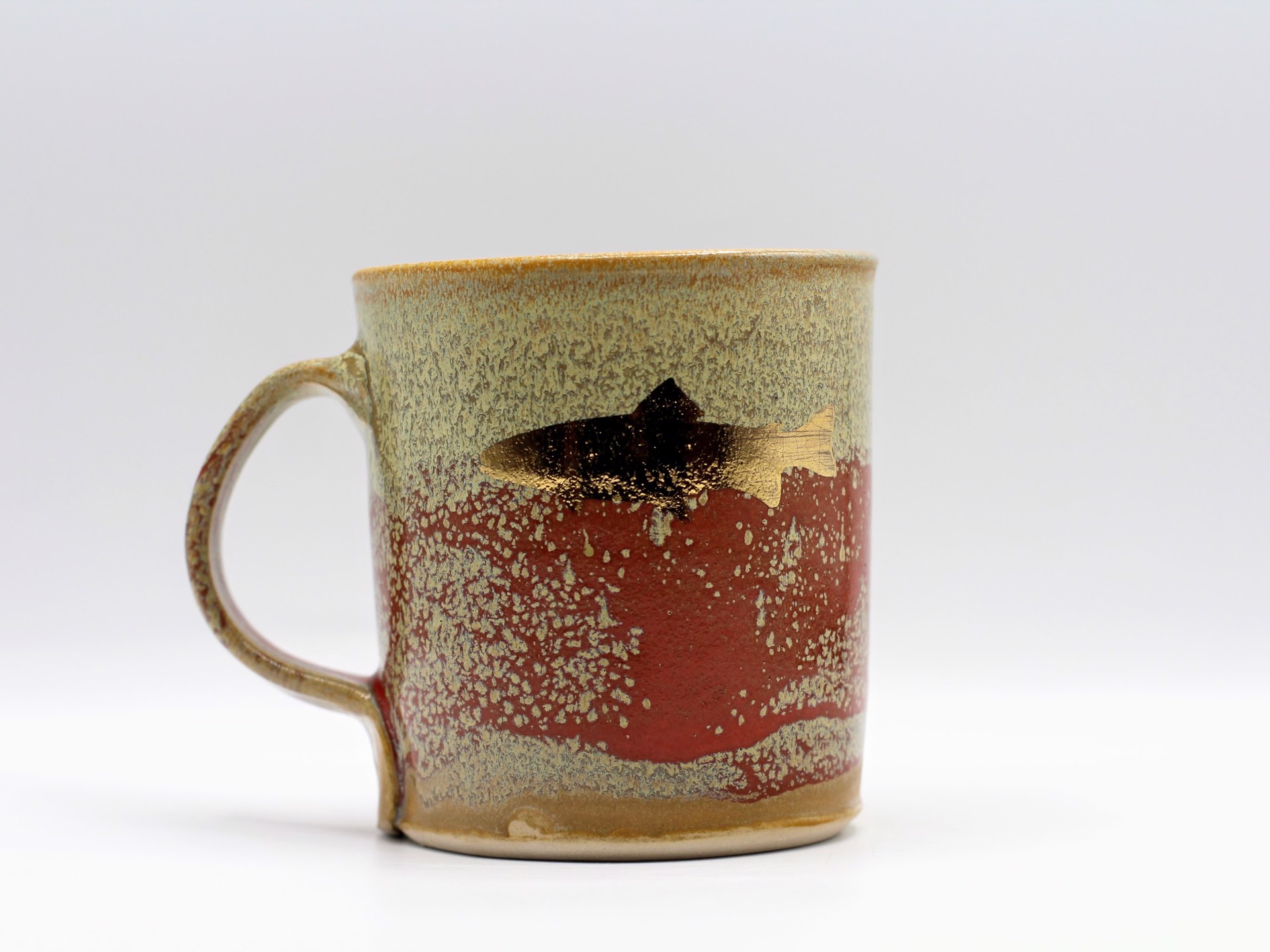 Golden Trout Mug by Stephen Mullins