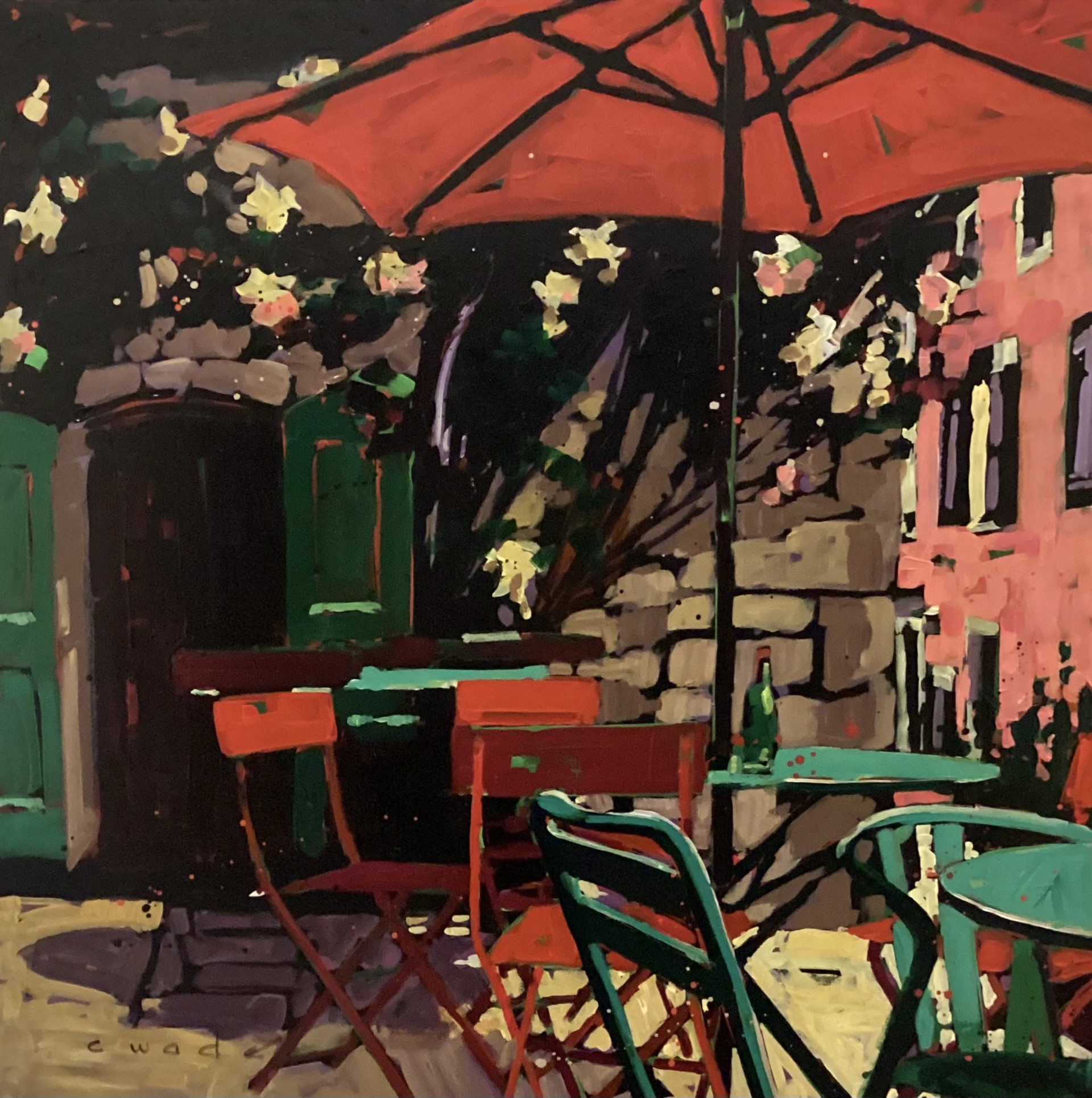 Garden Café by Carole Wade