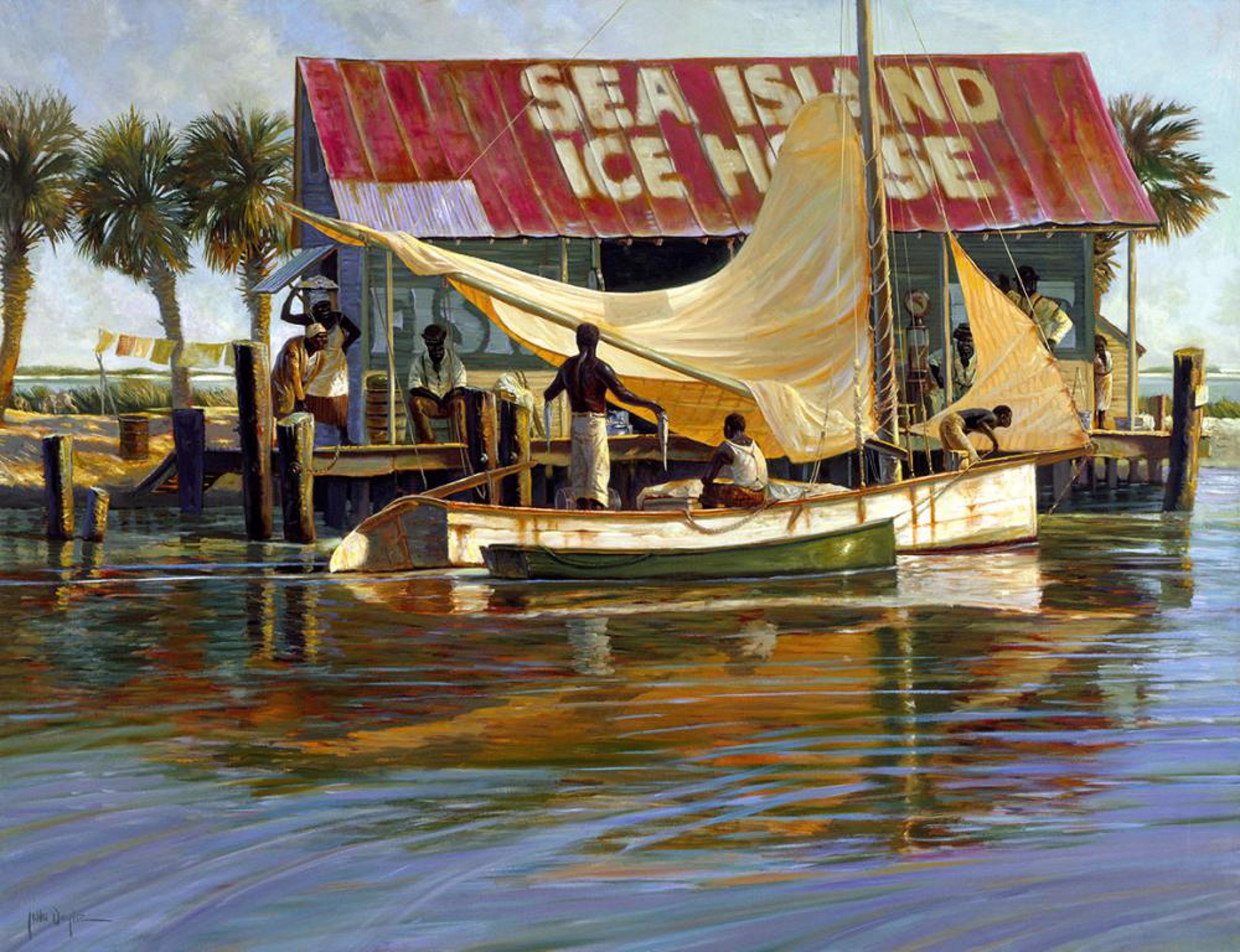 Sea Island Ice House by John Carroll Doyle
