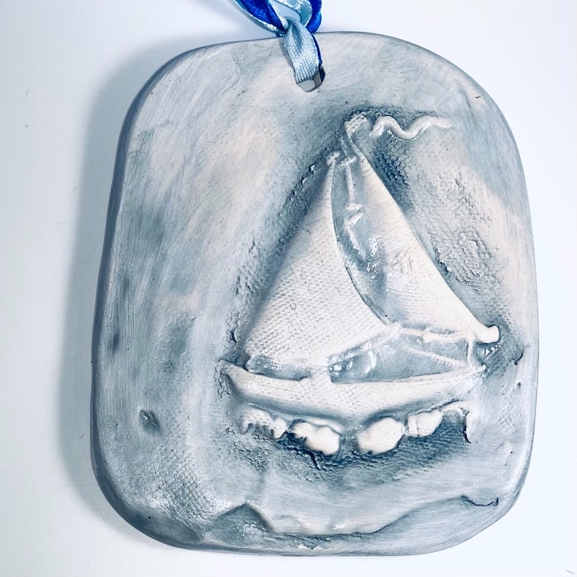 NR22-22 Sailboat Ornament by Judy Kepley