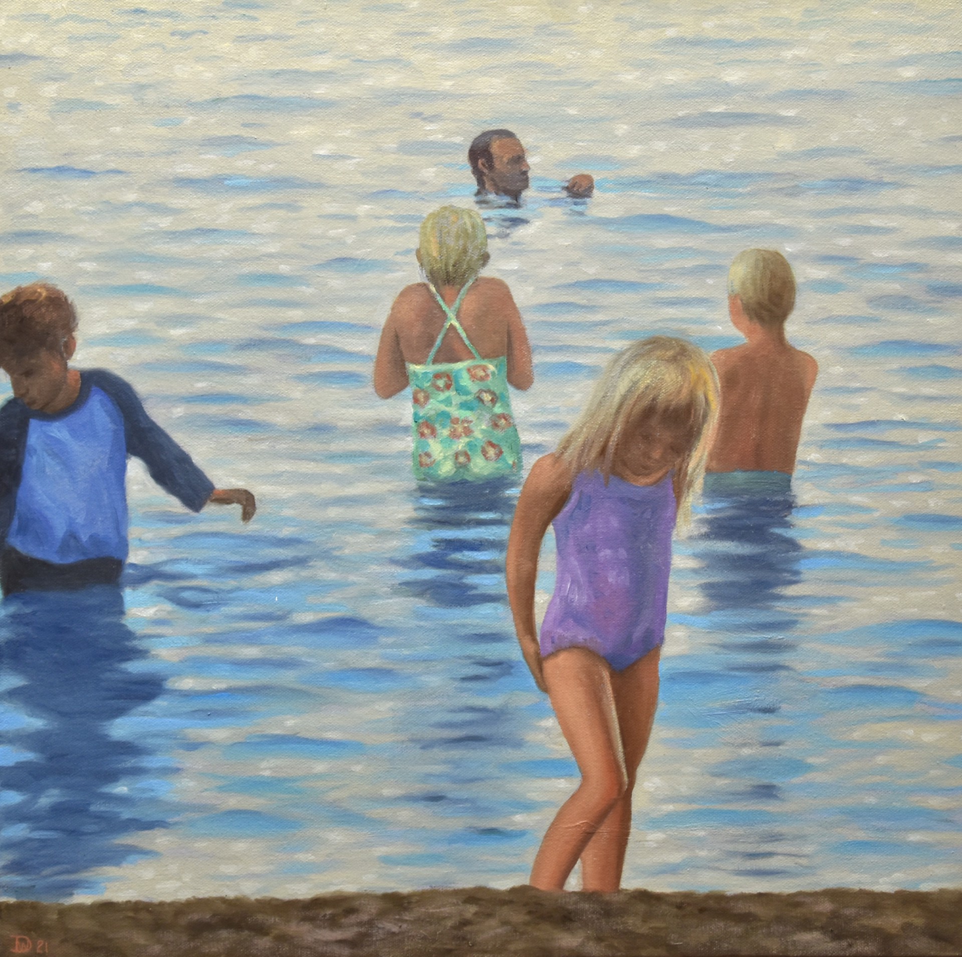 Evening Swim by Willard Dixon