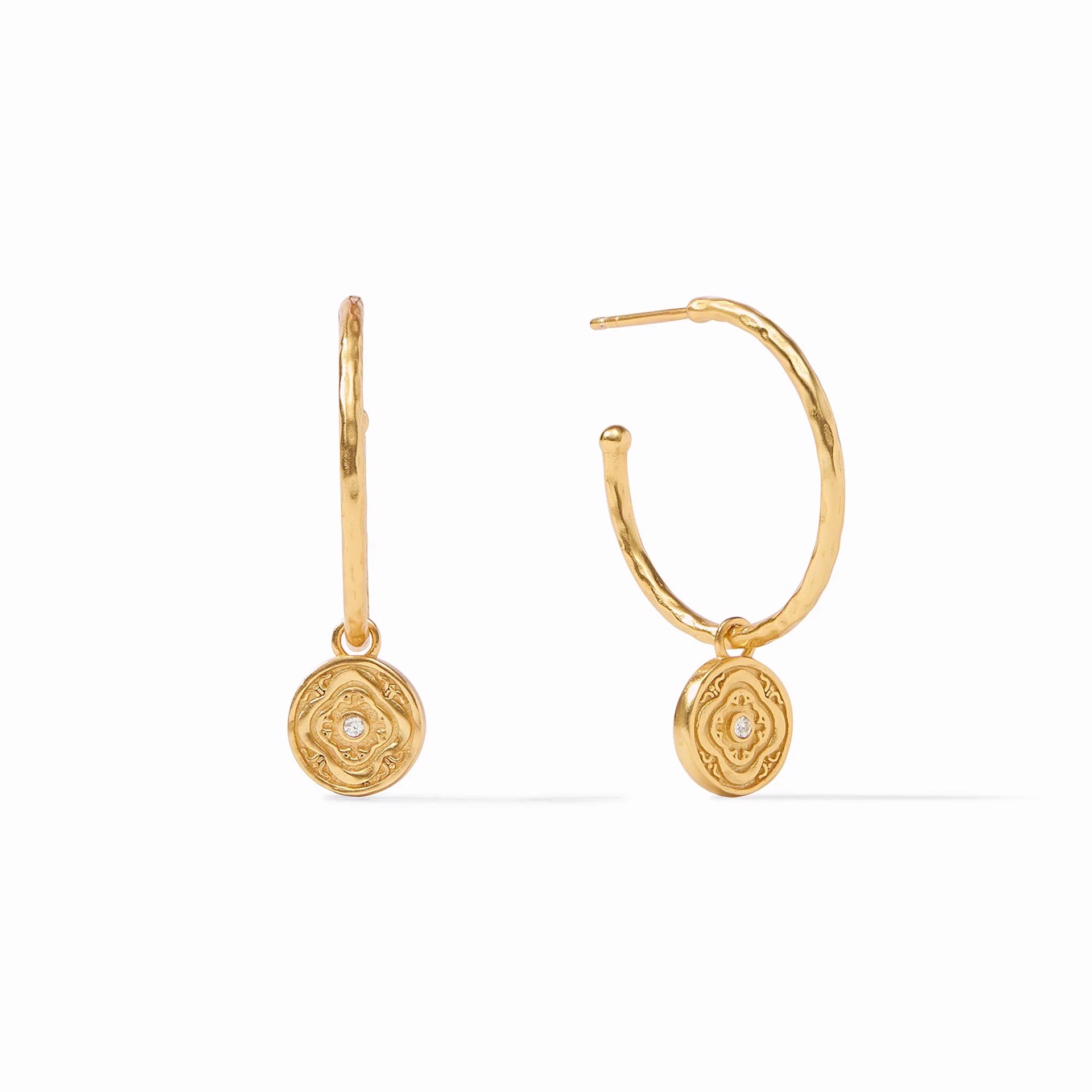 Astor Hoop & Charm Earring by Julie Vos