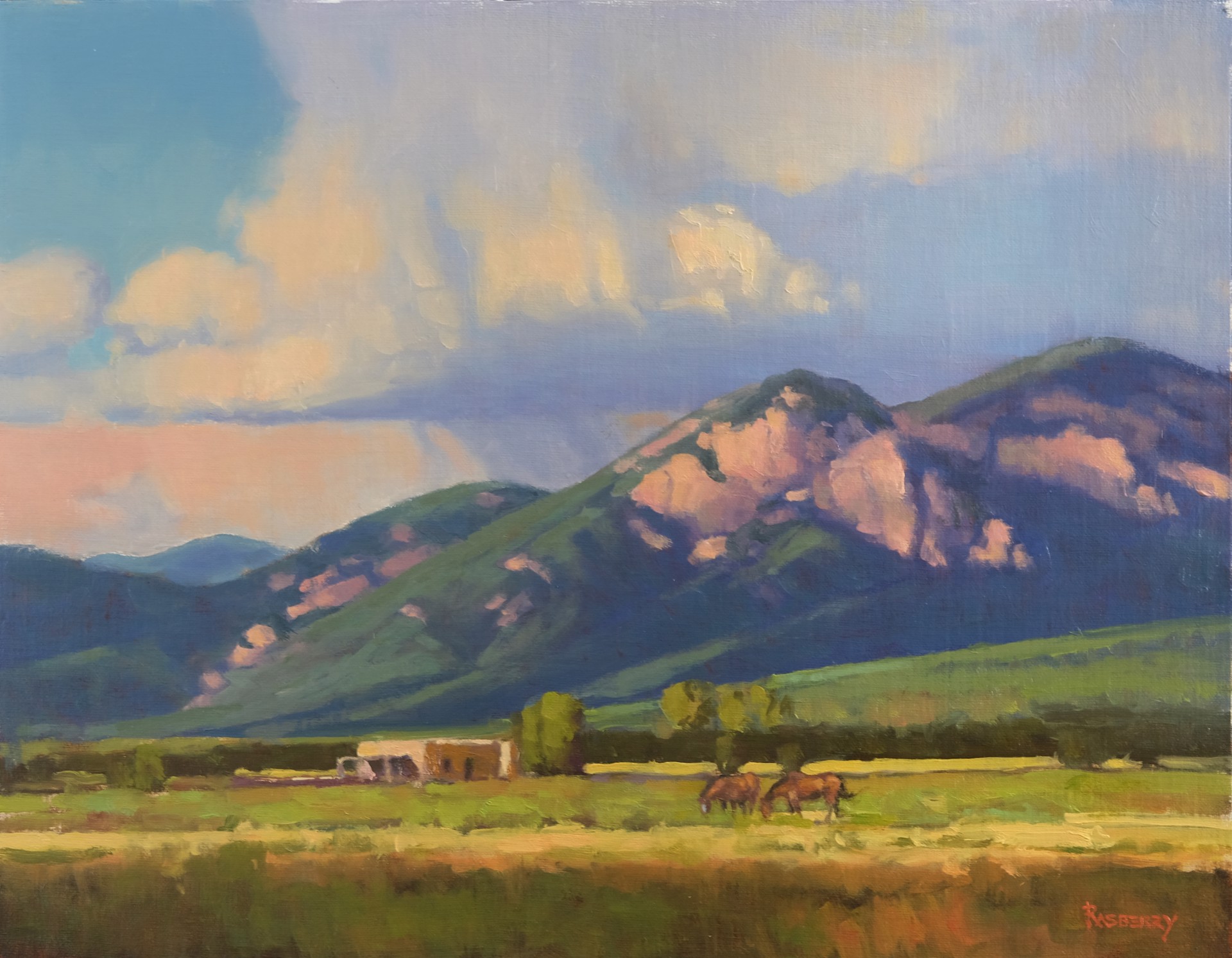 Early Summer in Taos by John Rasberry