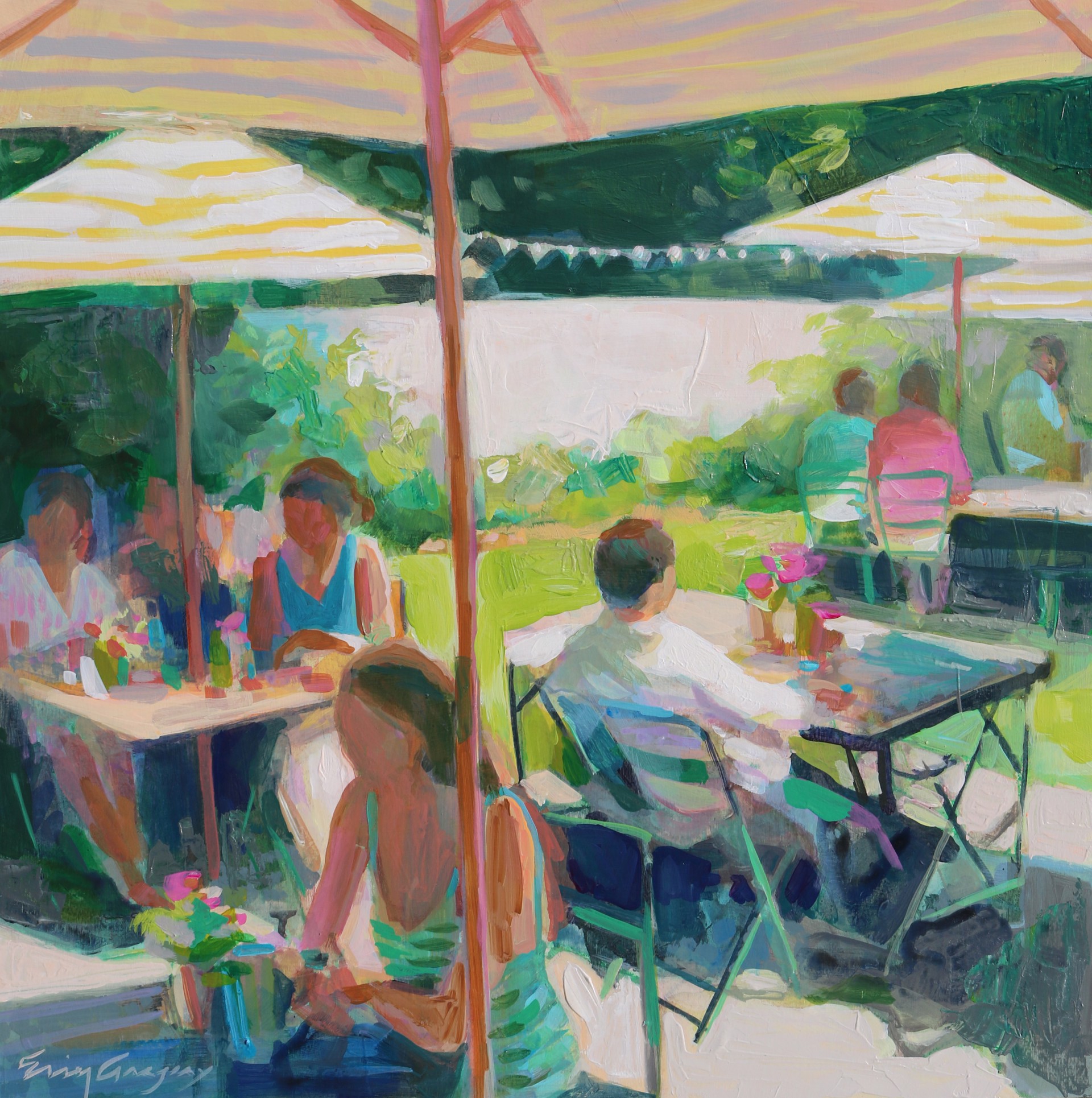 Lunch with Friends 3 by Erin Gregory