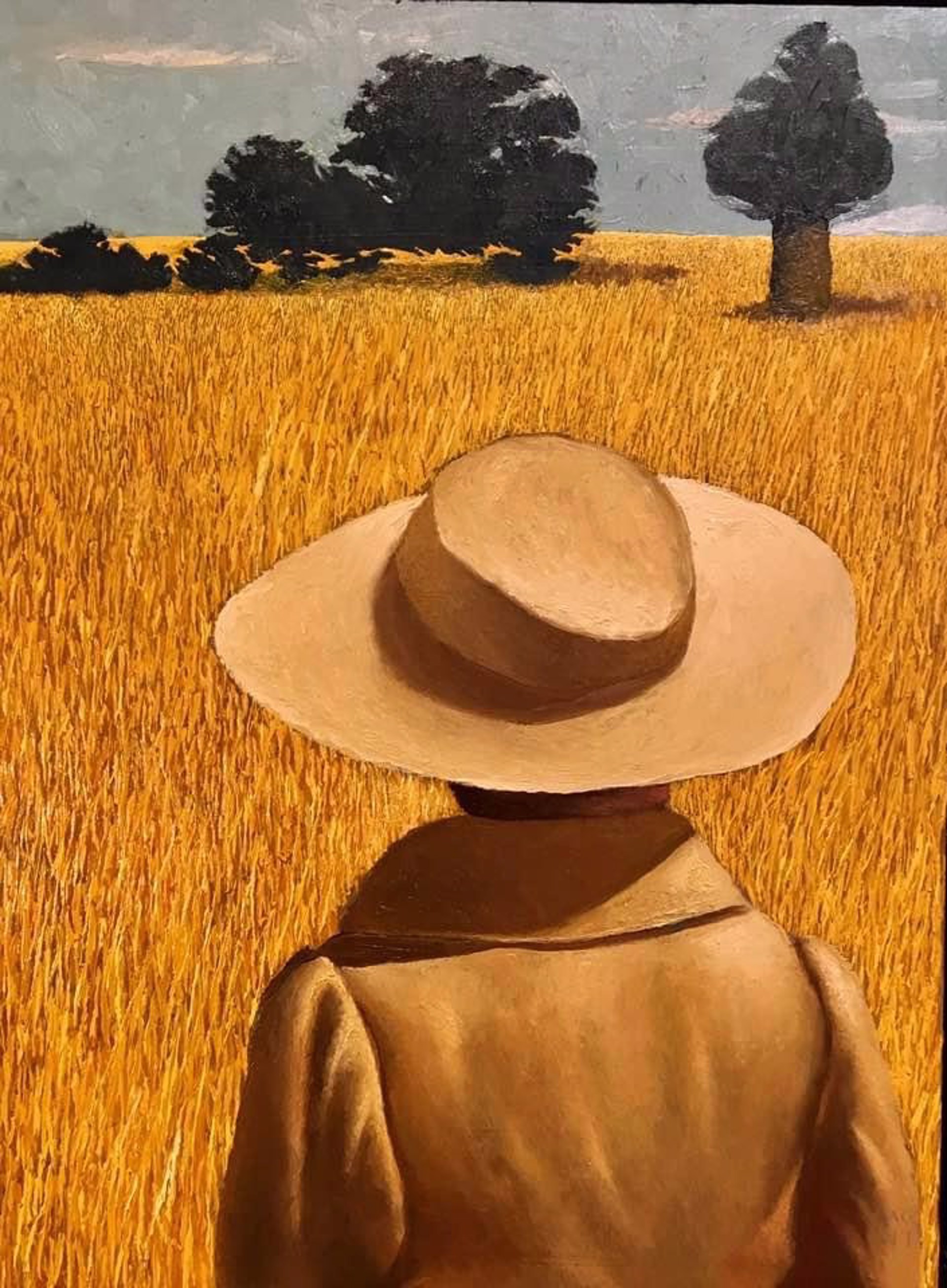 Man in Field (M154) by Alan Gerson
