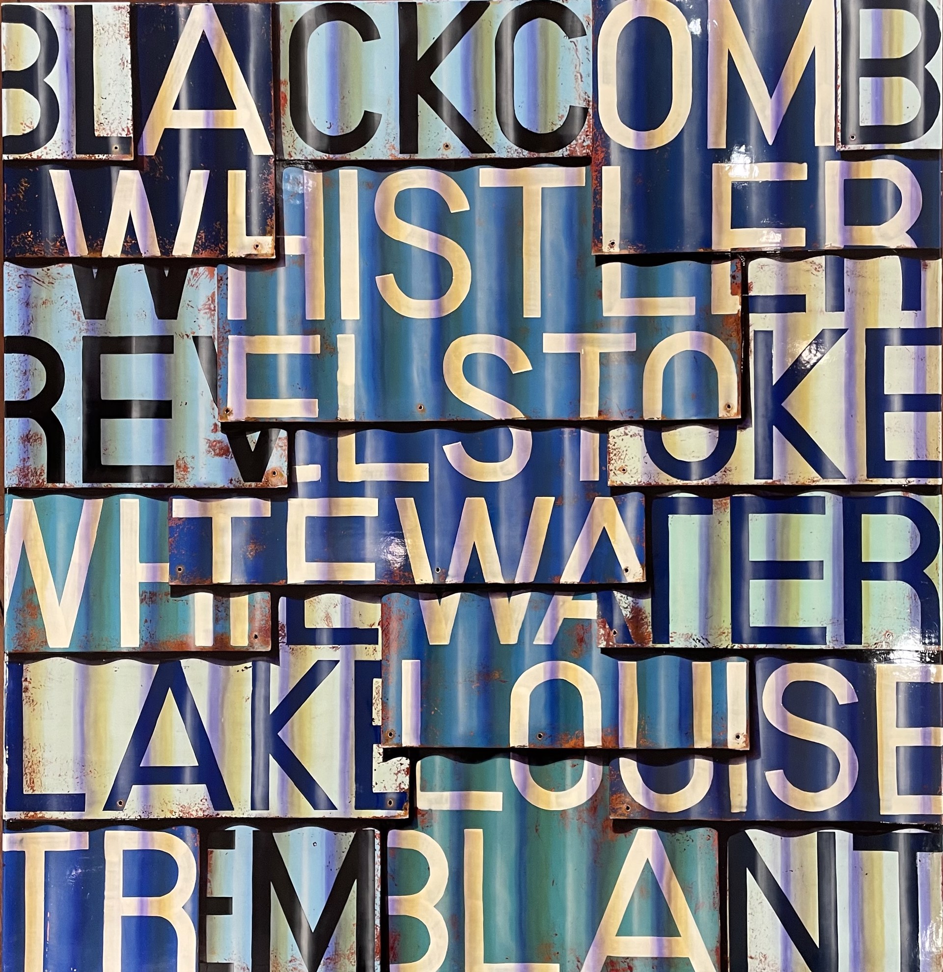 Whistler Blackcomb  - Blue by Ross Tamlin