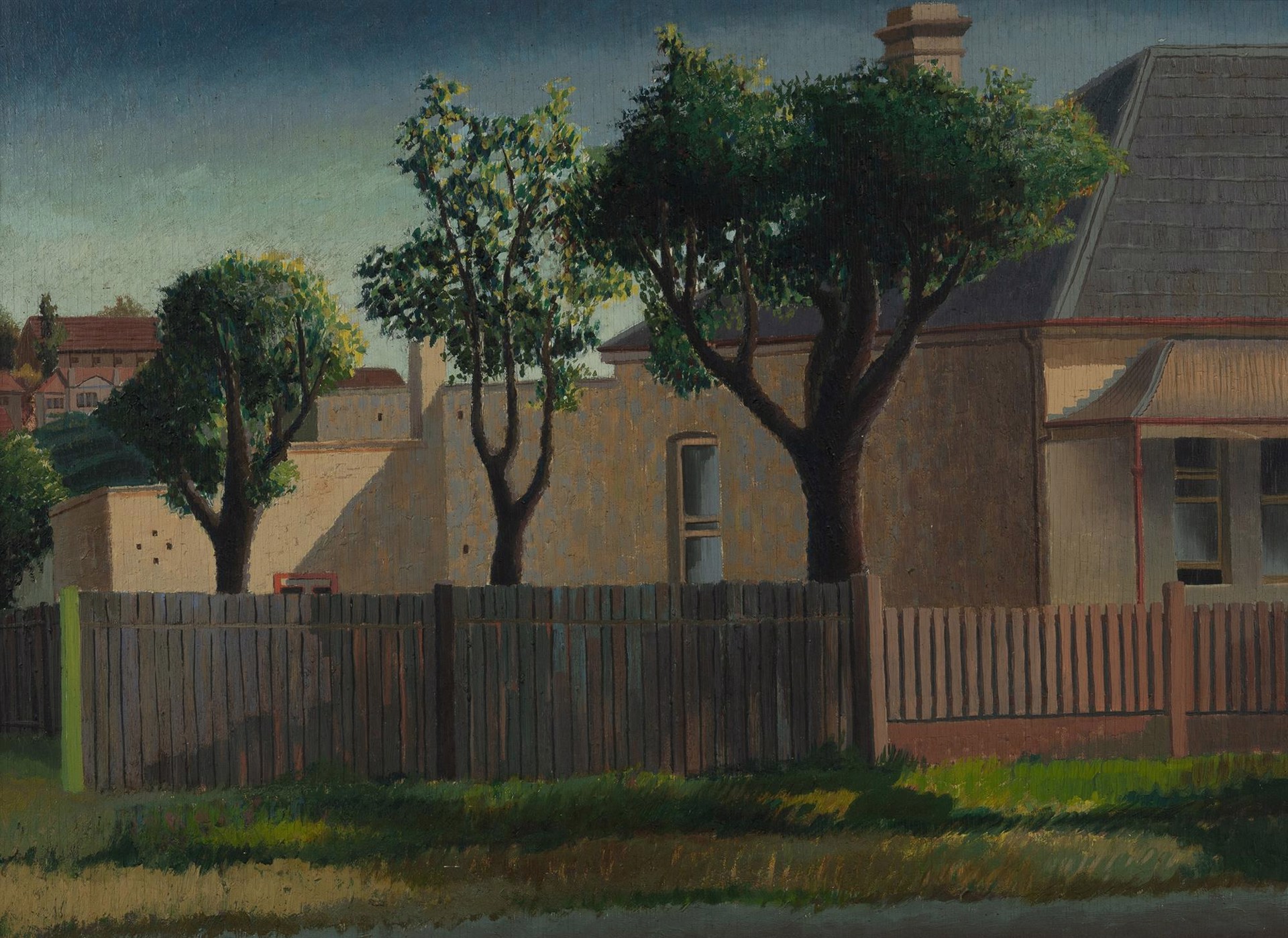 Across the Road (Bassett St. Hurstville) by Alexander Muir