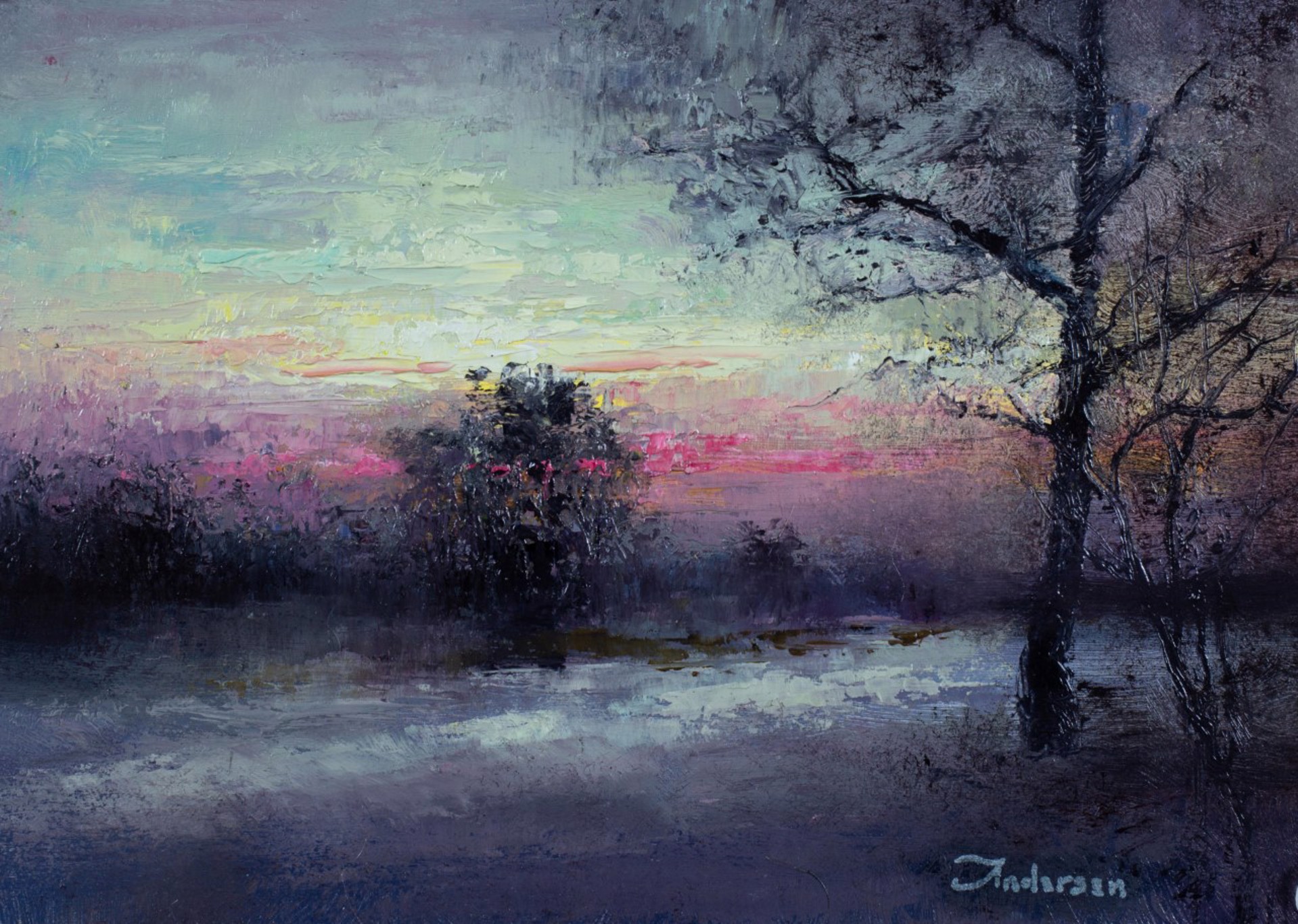 Winter Light II by John Andersen