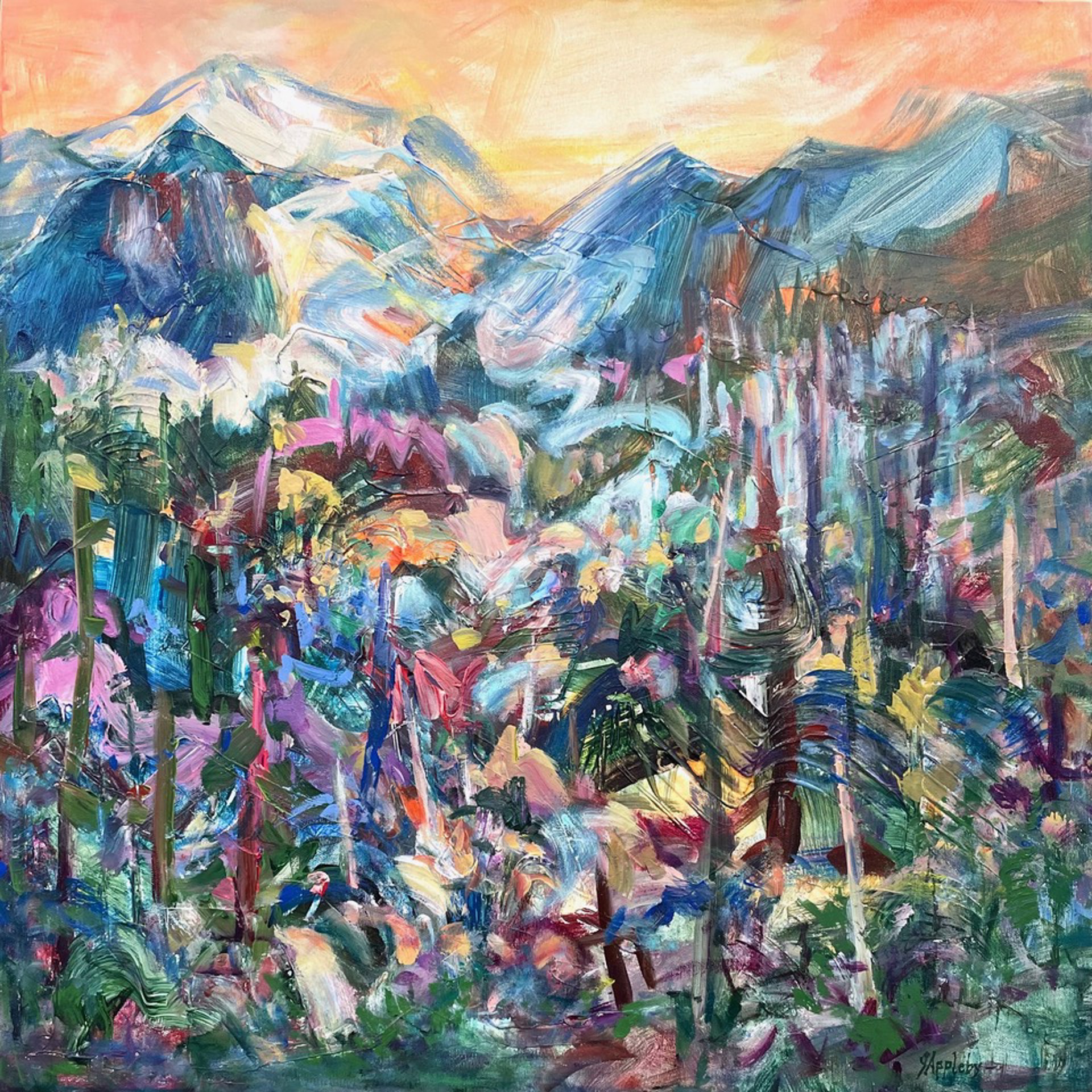 Mountain Reception by Jane Appleby